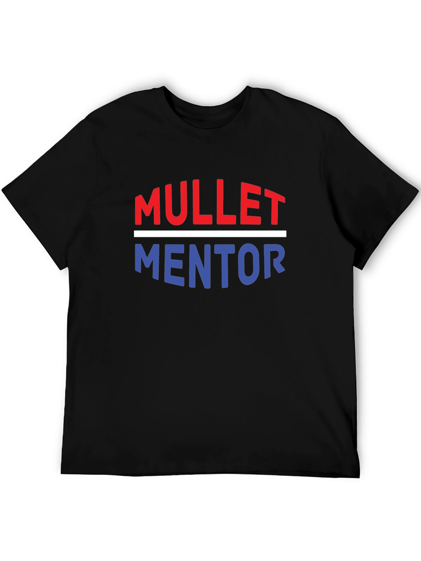 Mullet Mentor Graphic Tee -  Retro Hair Style T-Shirt