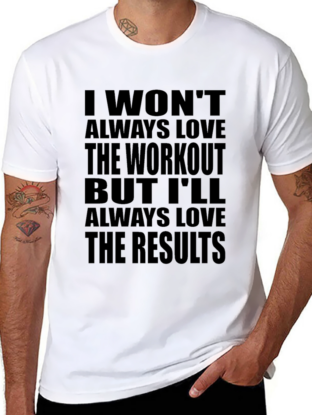 Workout Motivation T-Shirt - Love the Results!