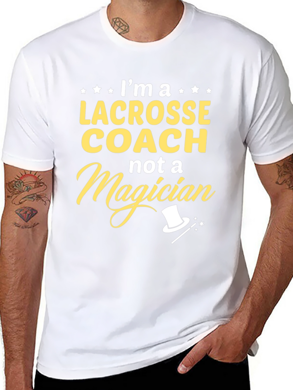 Lacrosse Coach Graphic Tee