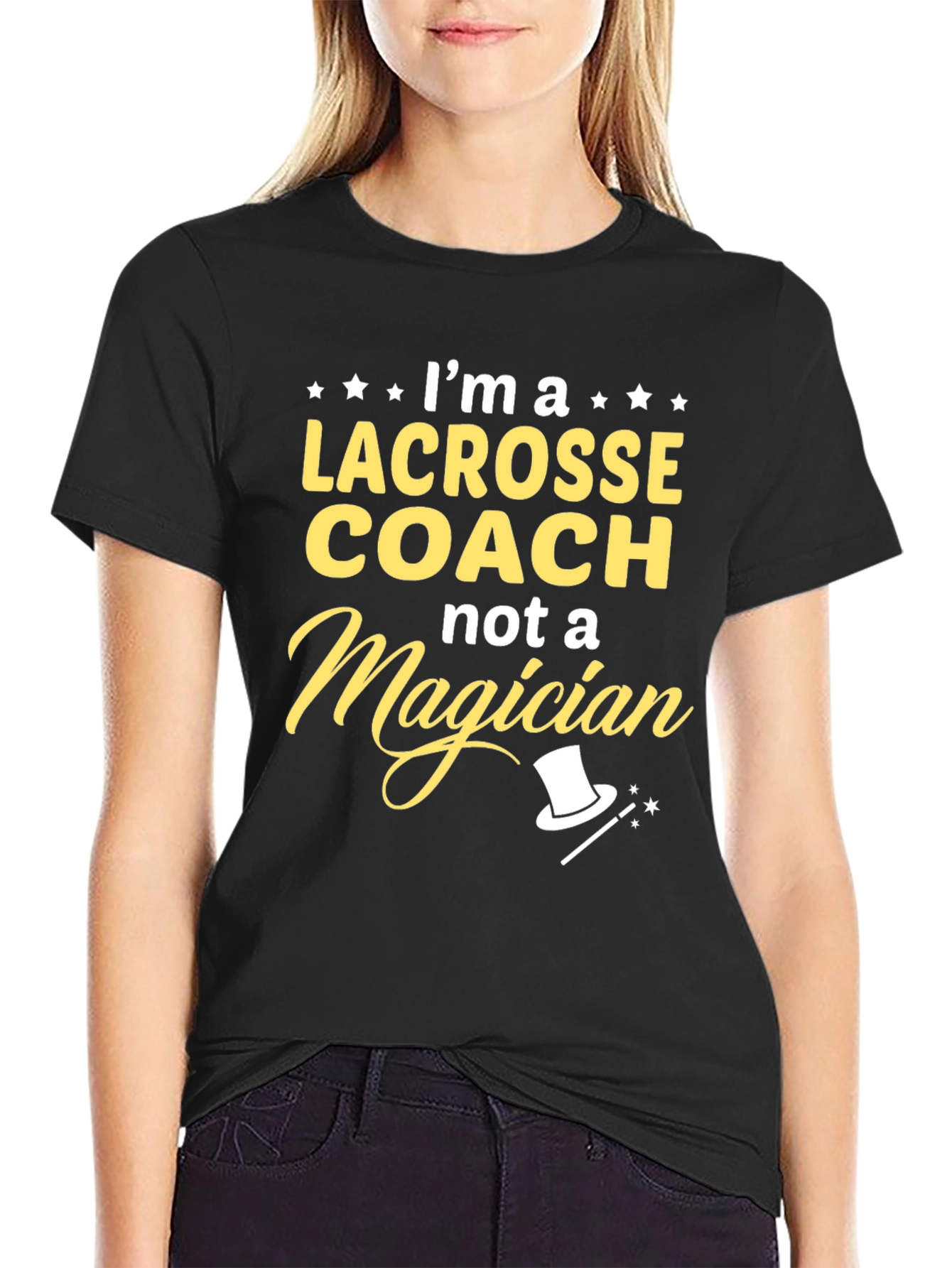 Lacrosse Coach Graphic Tee