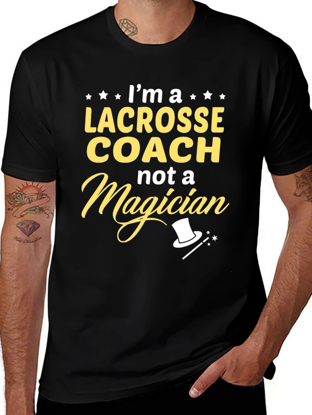 Lacrosse Coach Graphic Tee
