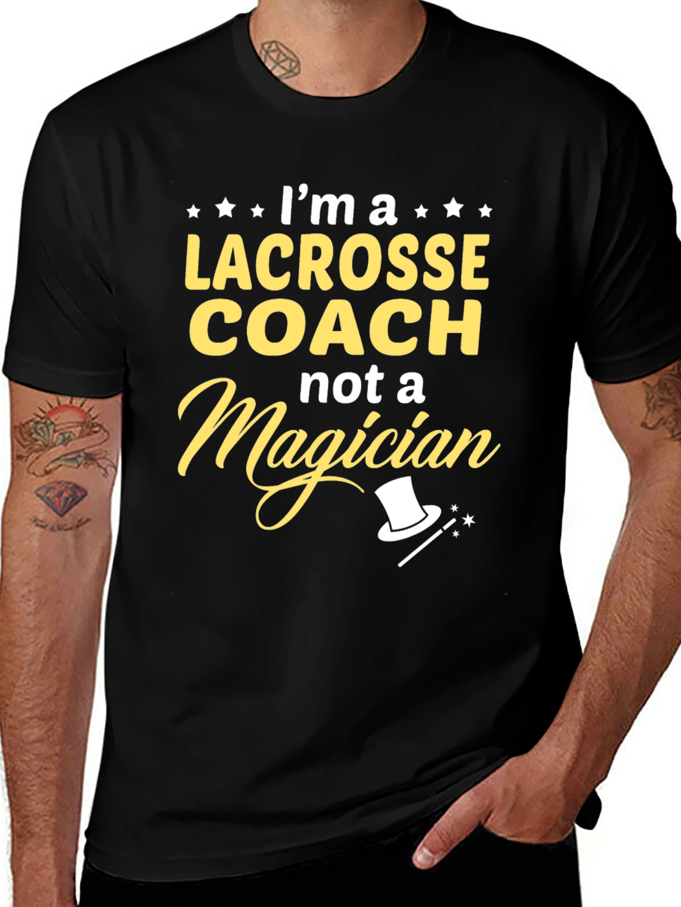 Lacrosse Coach Graphic Tee
