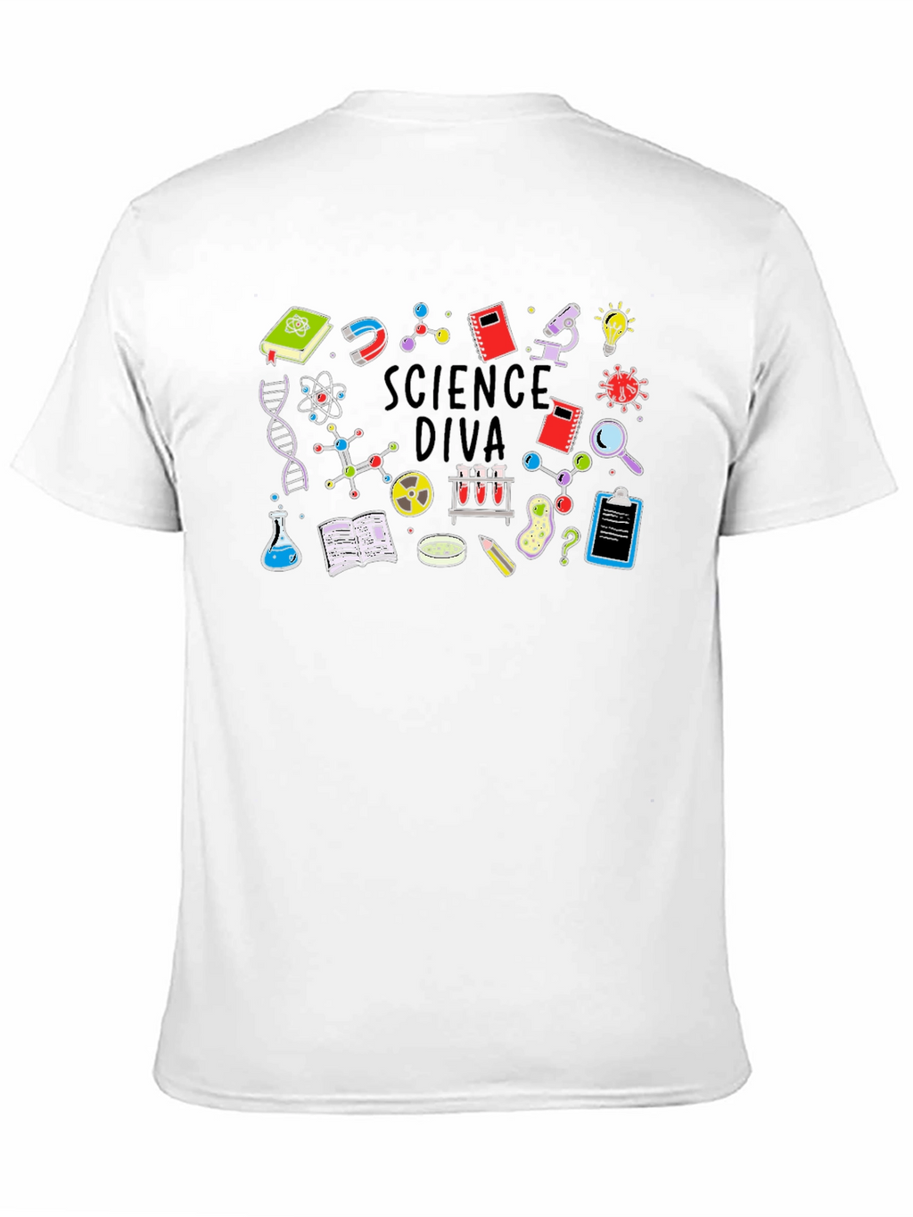 Science Diva T-Shirt - Black Cotton Tee