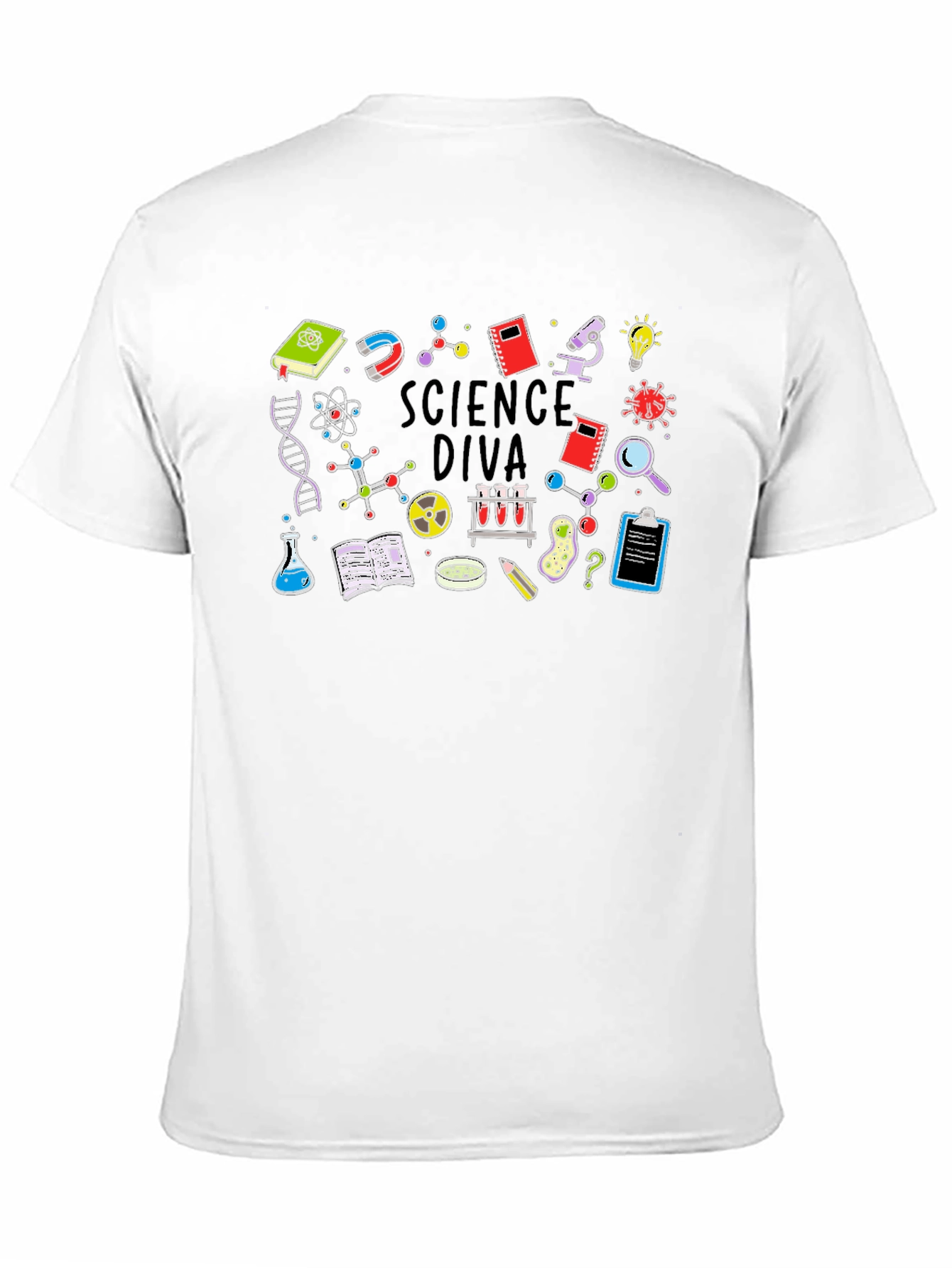 Science Diva T-Shirt - Black Cotton Tee