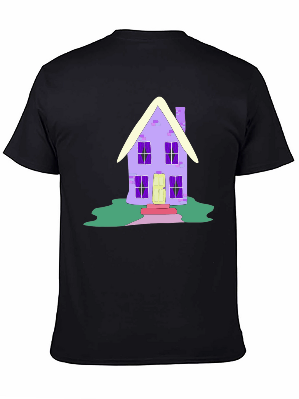 Whimsical House Graphic Tee - Unique Design