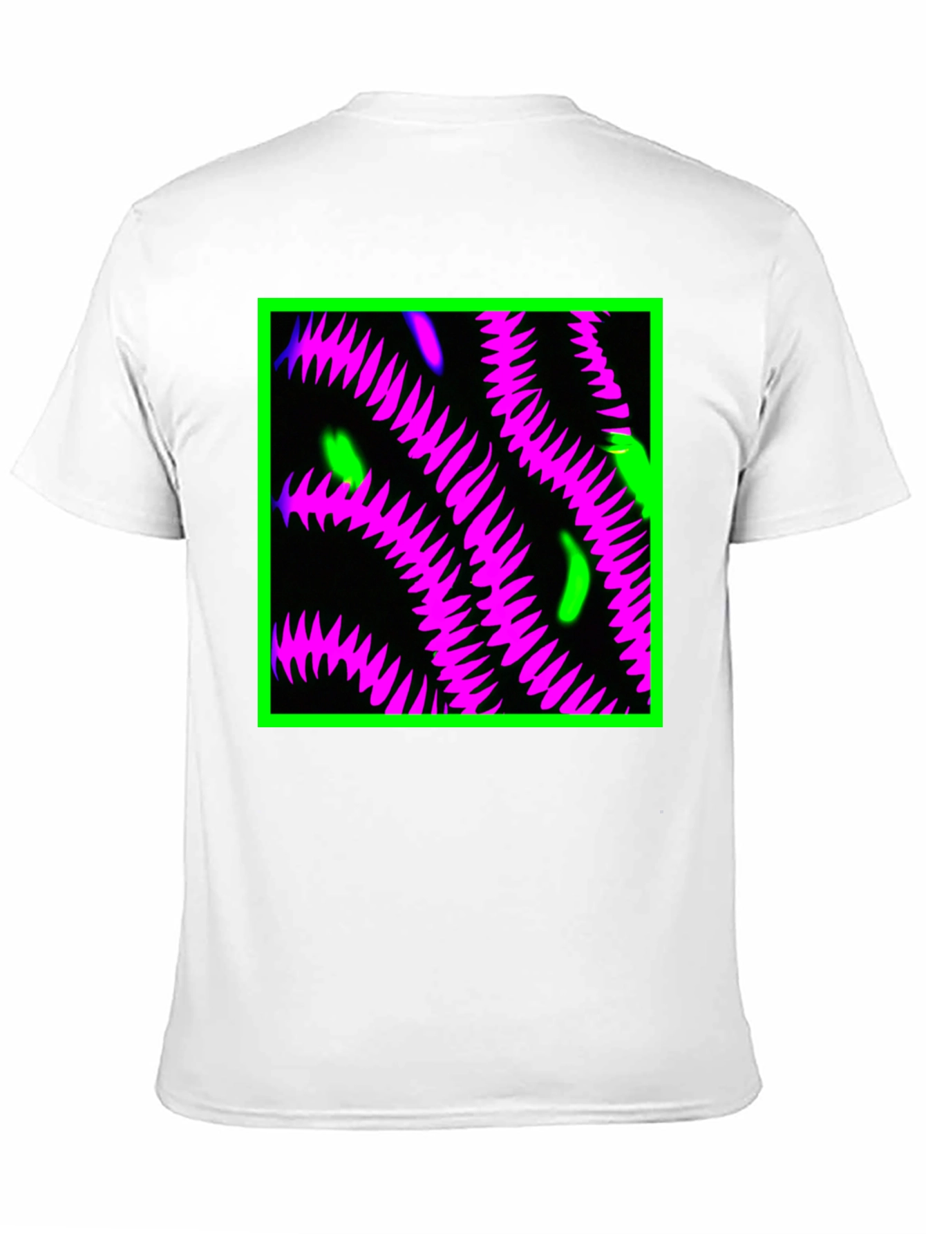 Neon Tentacle Graphic Tee - Black