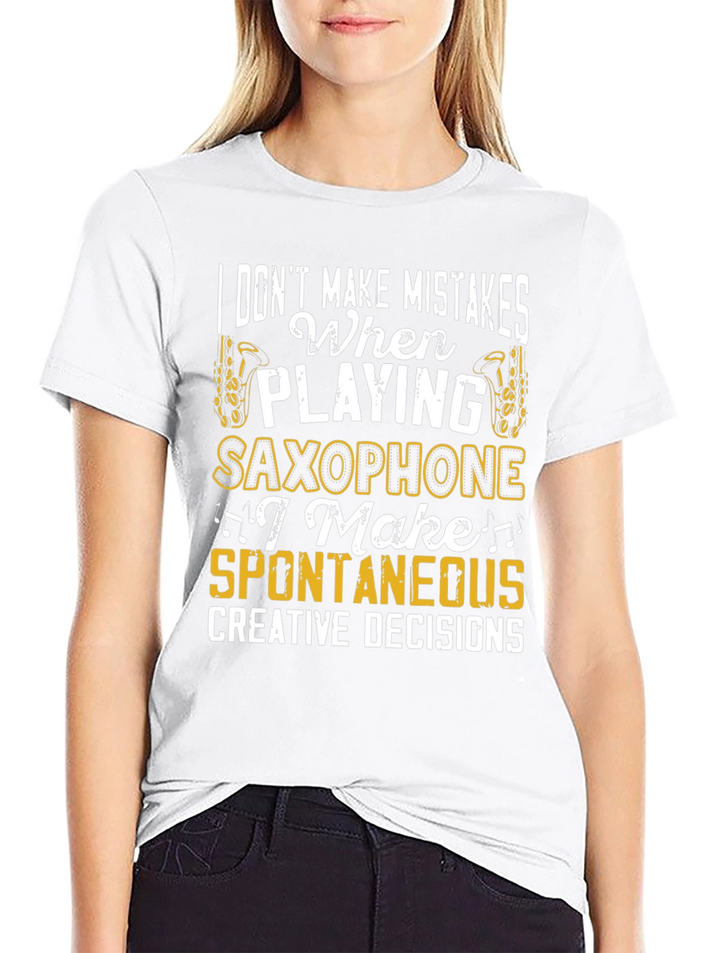 Saxophone Player Humor Graphic T-Shirt