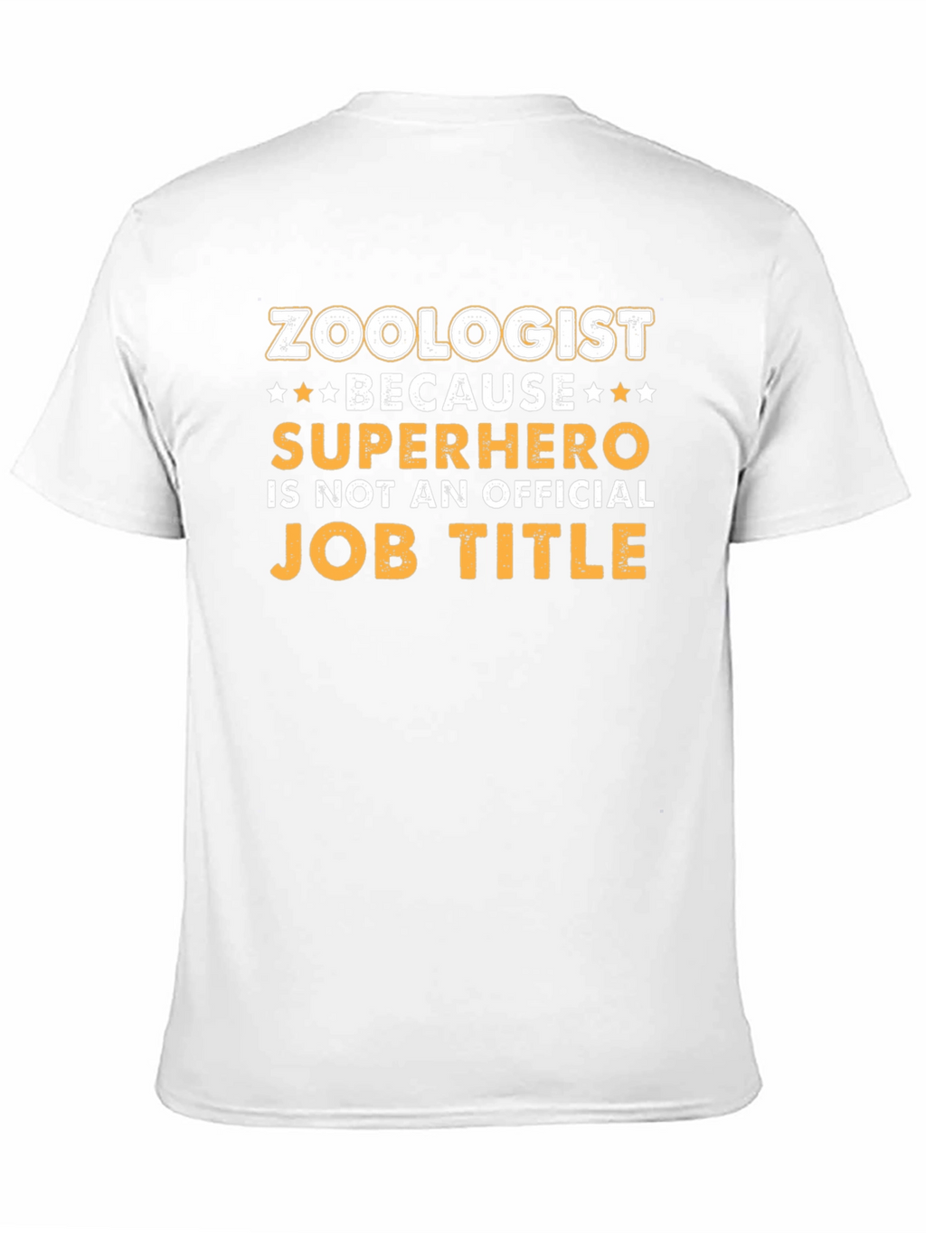 Zoologist Superhero Job Title T-Shirt - Funny Career Tee