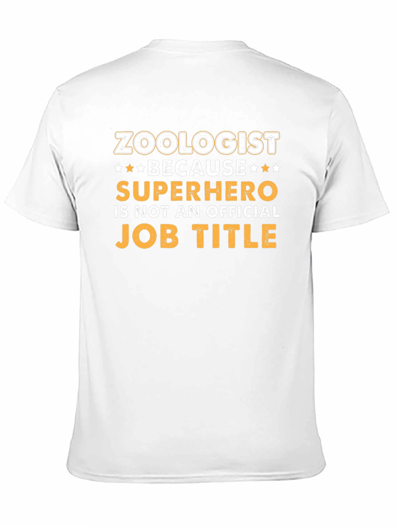Zoologist Superhero Job Title T-Shirt - Funny Career Tee