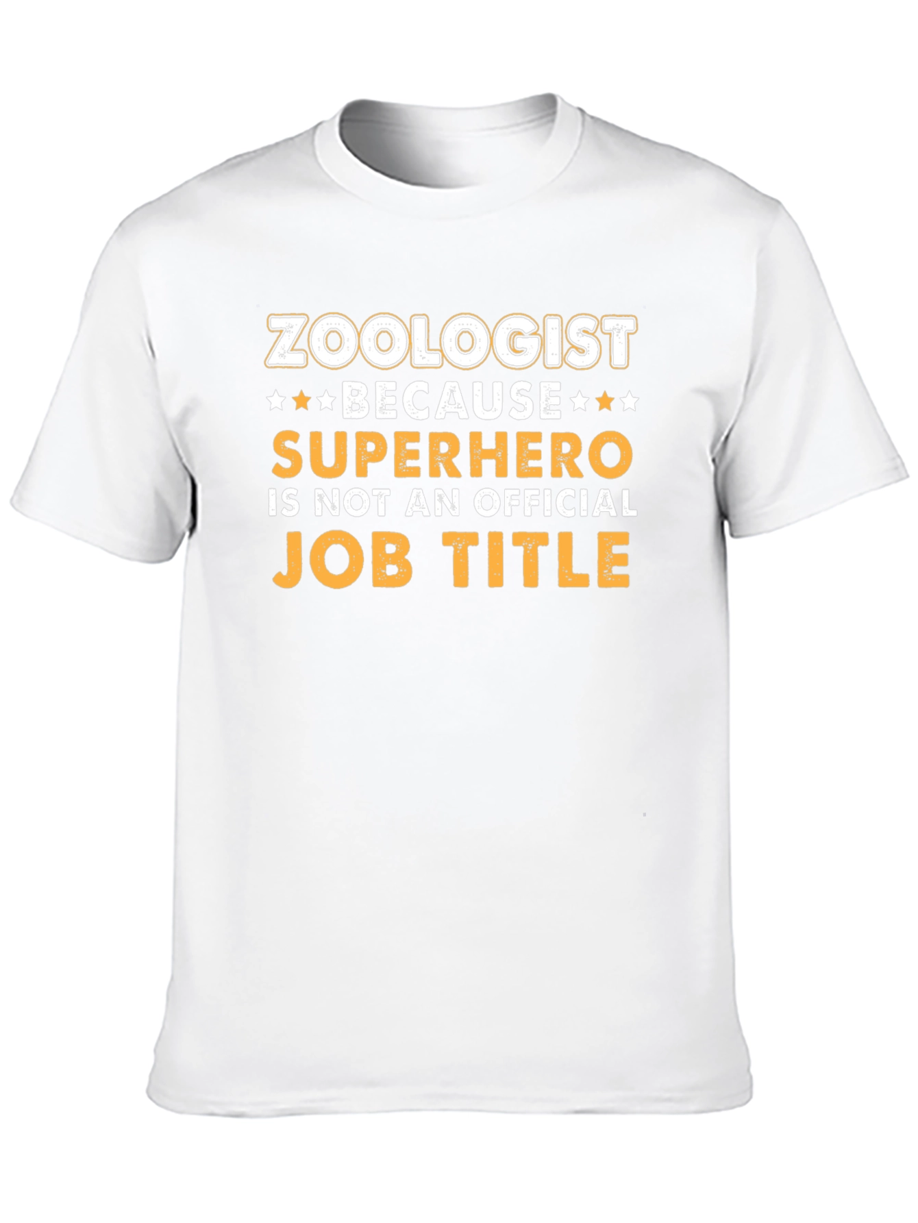 Zoologist Superhero Job Title T-Shirt - Funny Career Tee