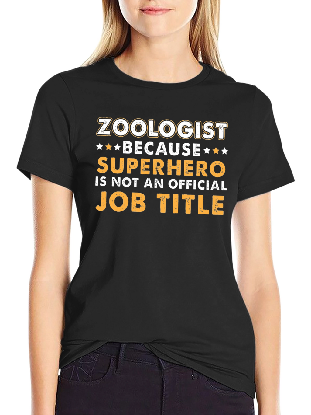 Zoologist Superhero Job Title T-Shirt - Funny Career Tee