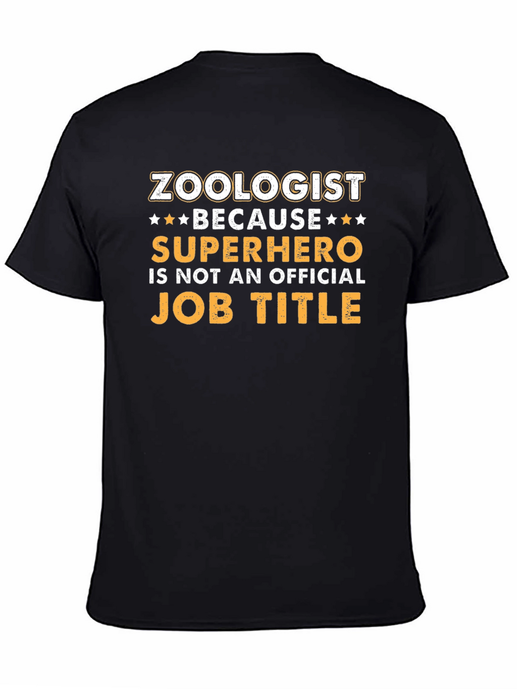Zoologist Superhero Job Title T-Shirt - Funny Career Tee