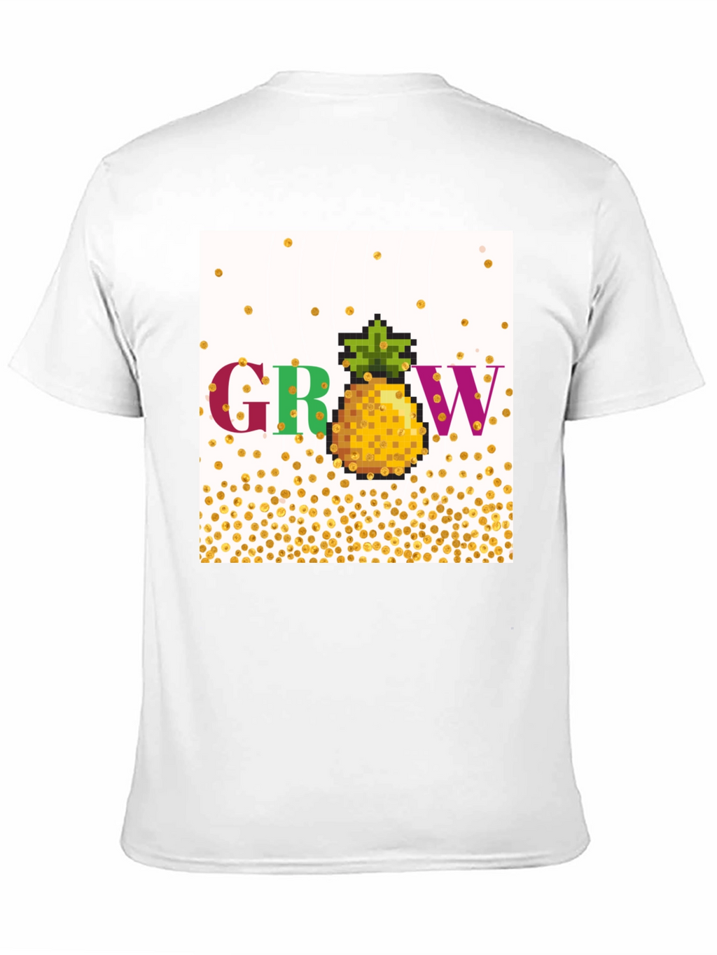 Grow Pineapple Pixel Art T-Shirt