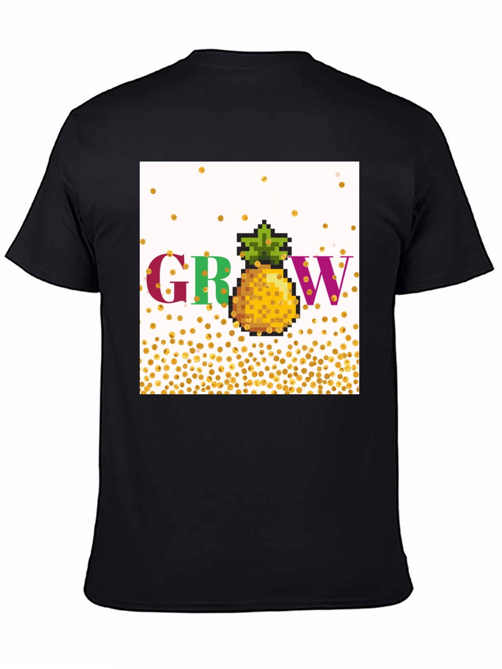 Grow Pineapple Pixel Art T-Shirt
