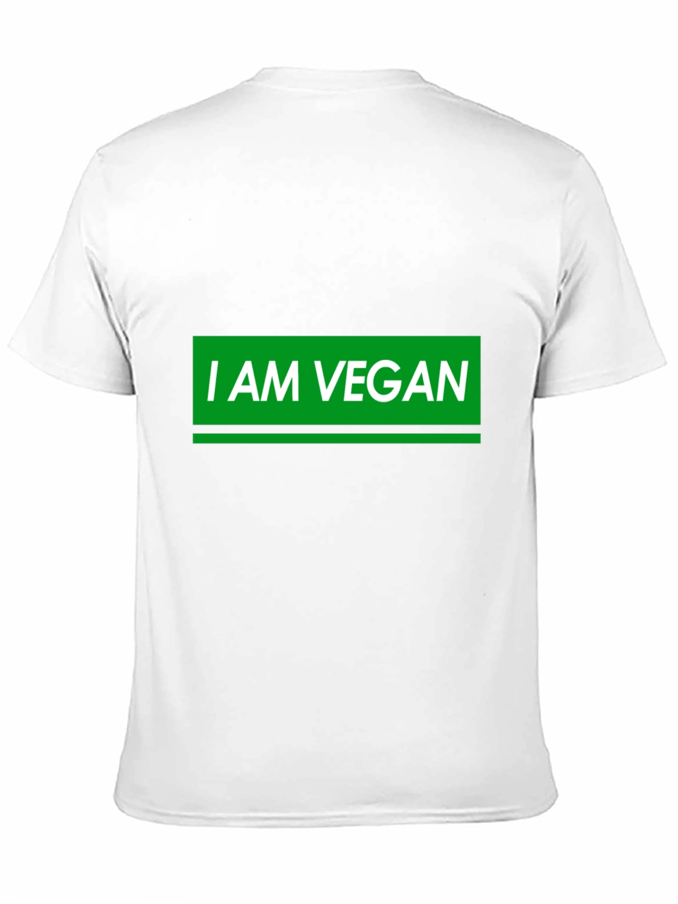 I AM VEGAN Graphic T-Shirt - Black
