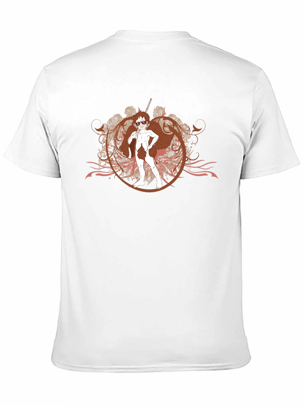 Cool Angel Graphic Black T-Shirt