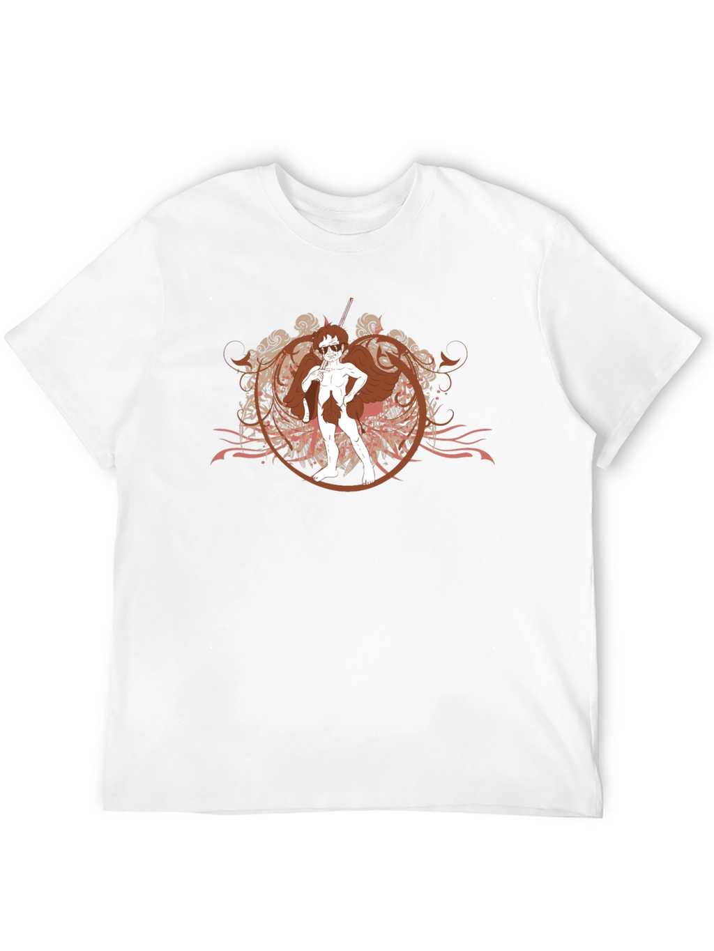 Cool Angel Graphic Black T-Shirt
