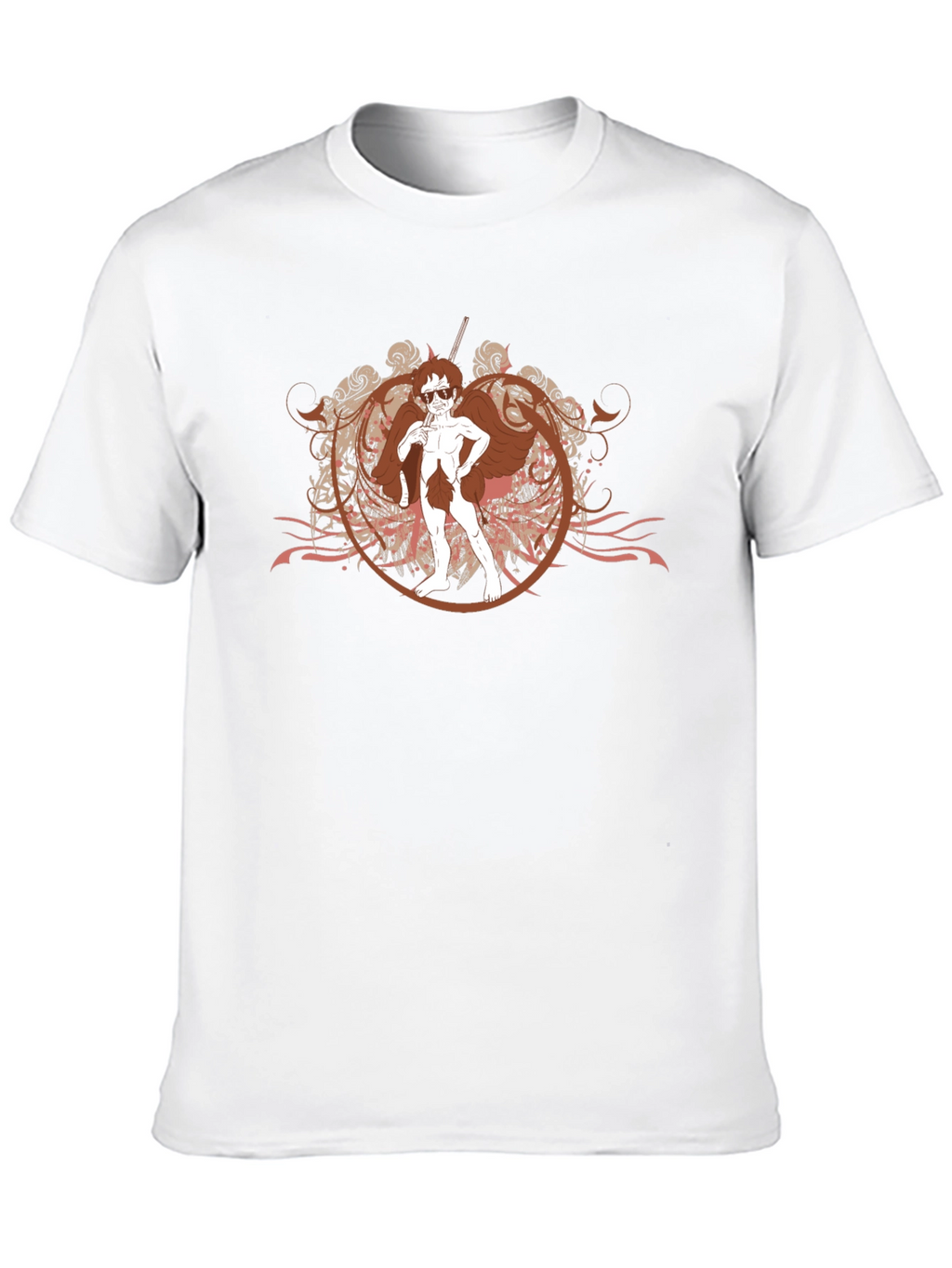 Cool Angel Graphic Black T-Shirt