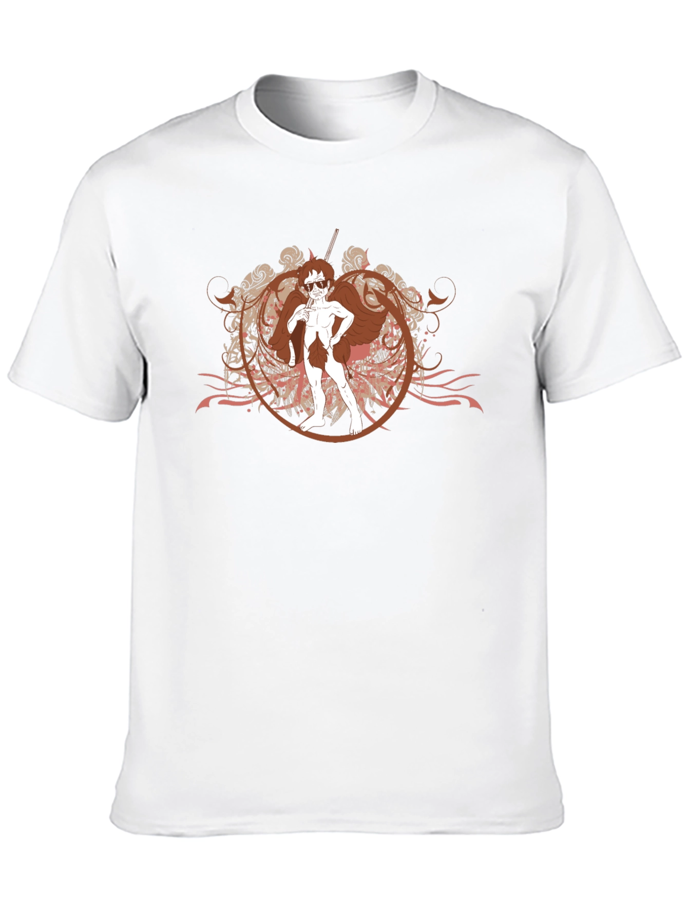 Cool Angel Graphic Black T-Shirt