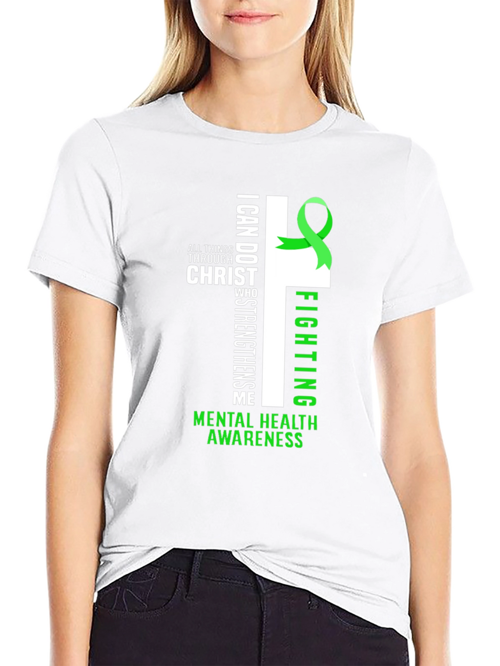 Mental Health Awareness Christian T-Shirt