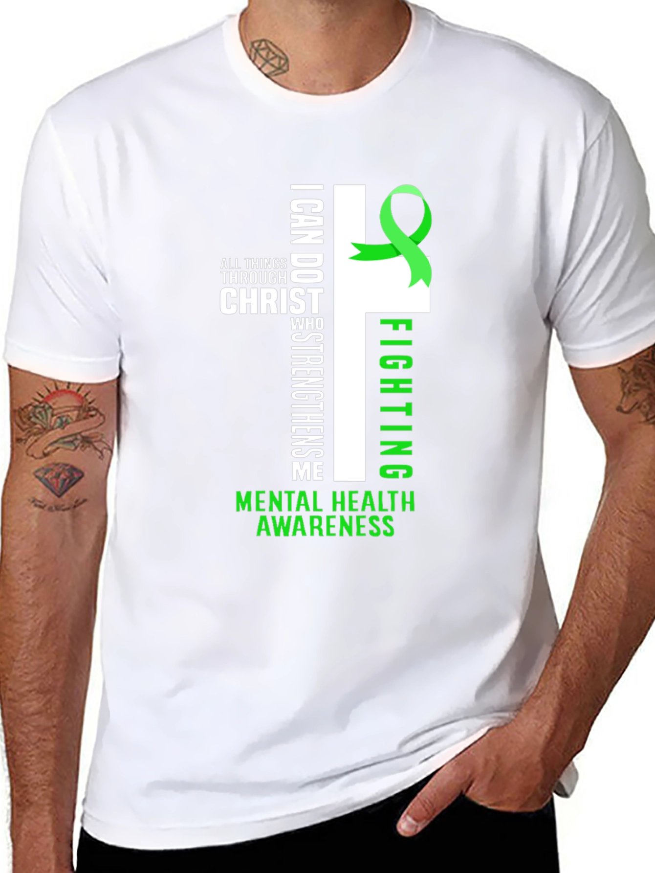 Mental Health Awareness Christian T-Shirt