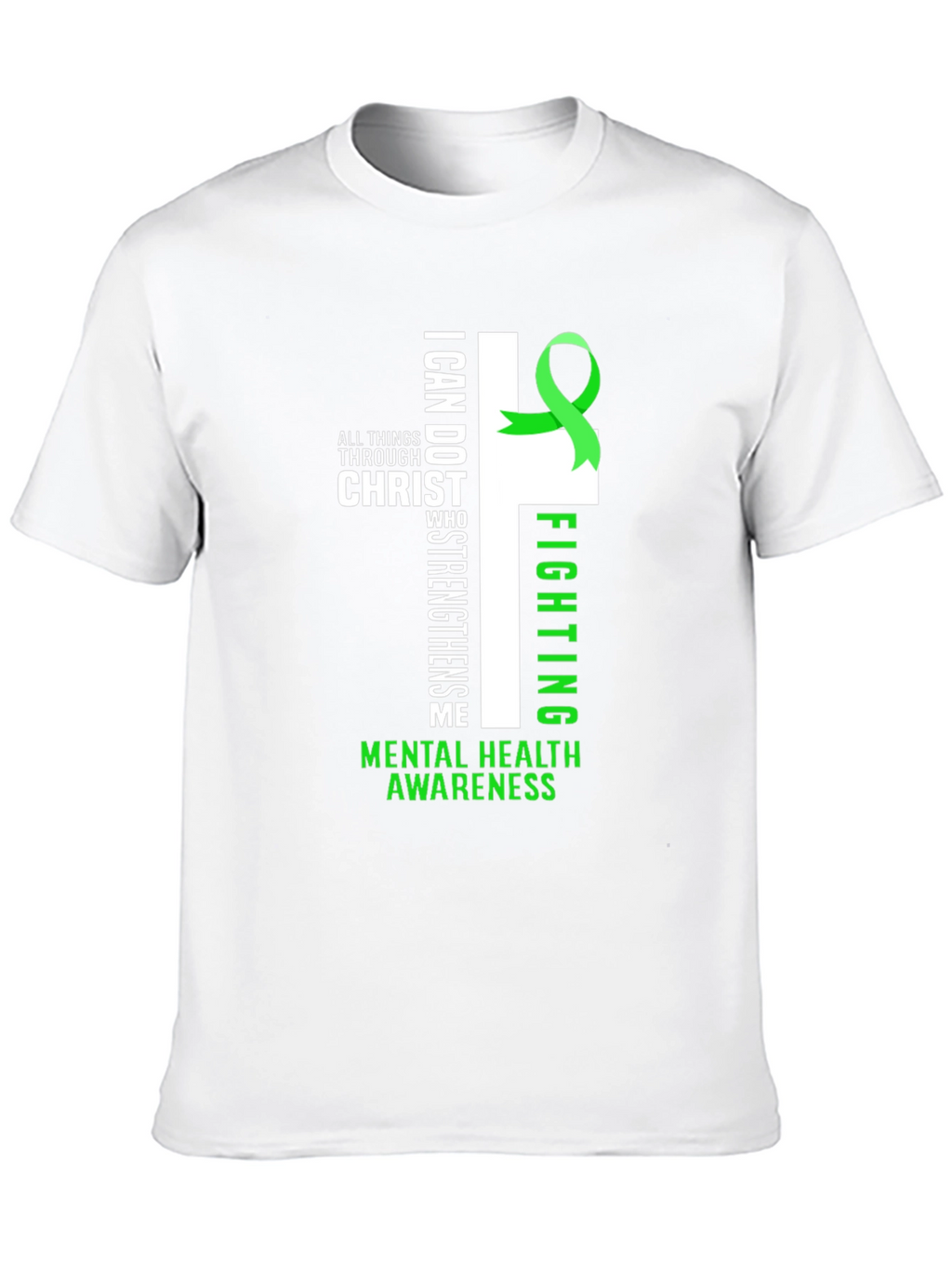 Mental Health Awareness Christian T-Shirt