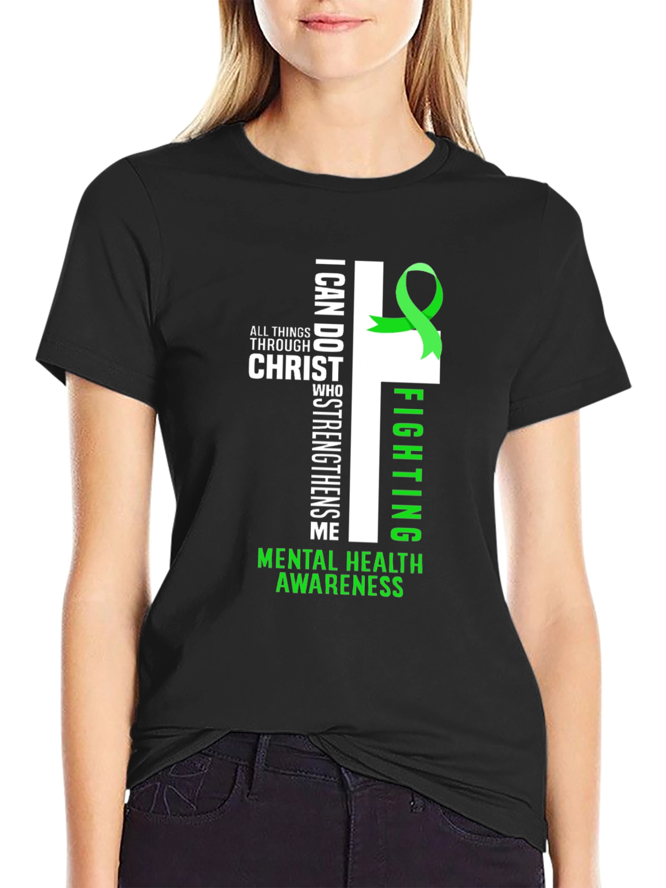 Mental Health Awareness Christian T-Shirt