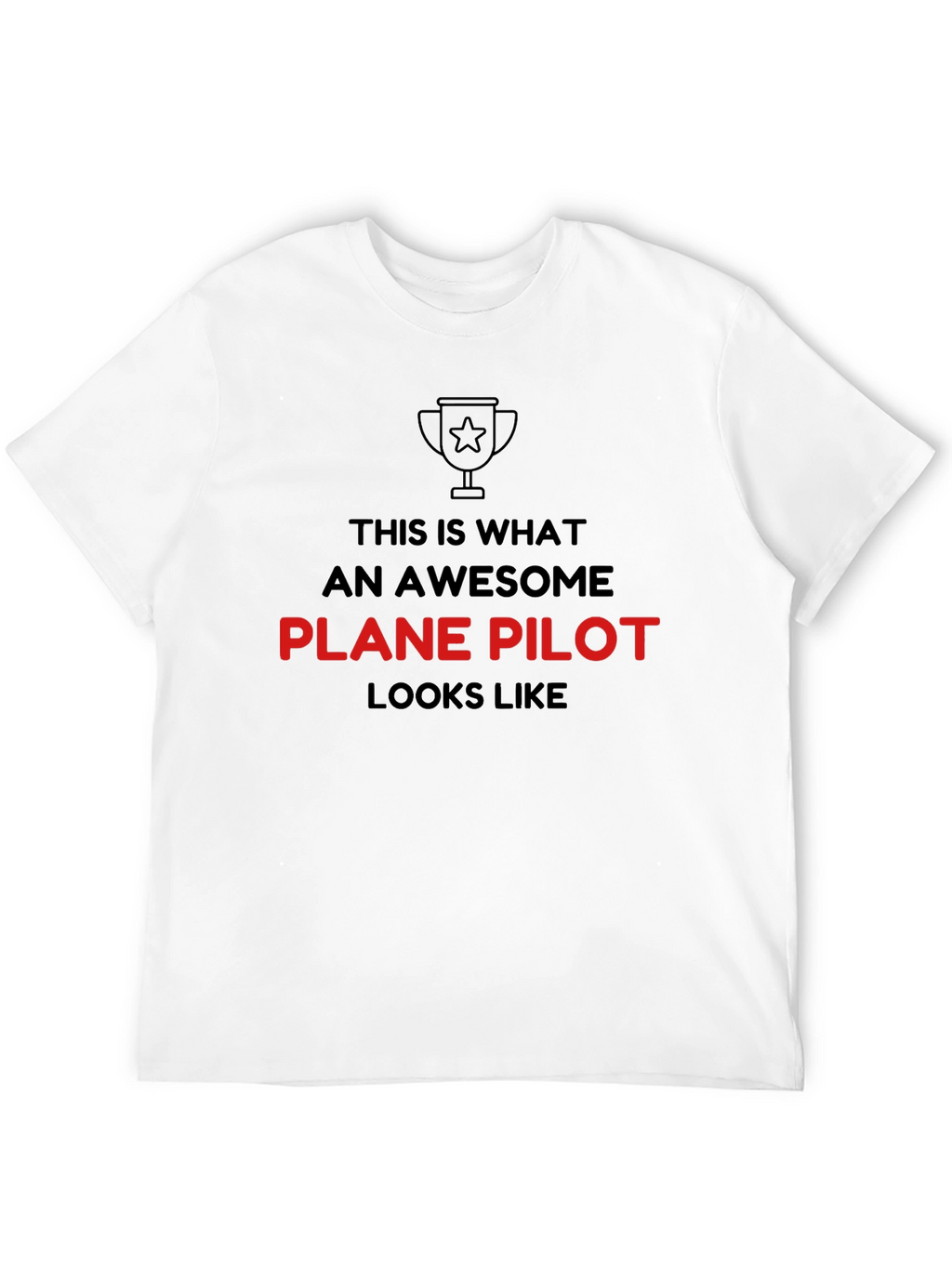 Awesome Plane Pilot Graphic T-Shirt