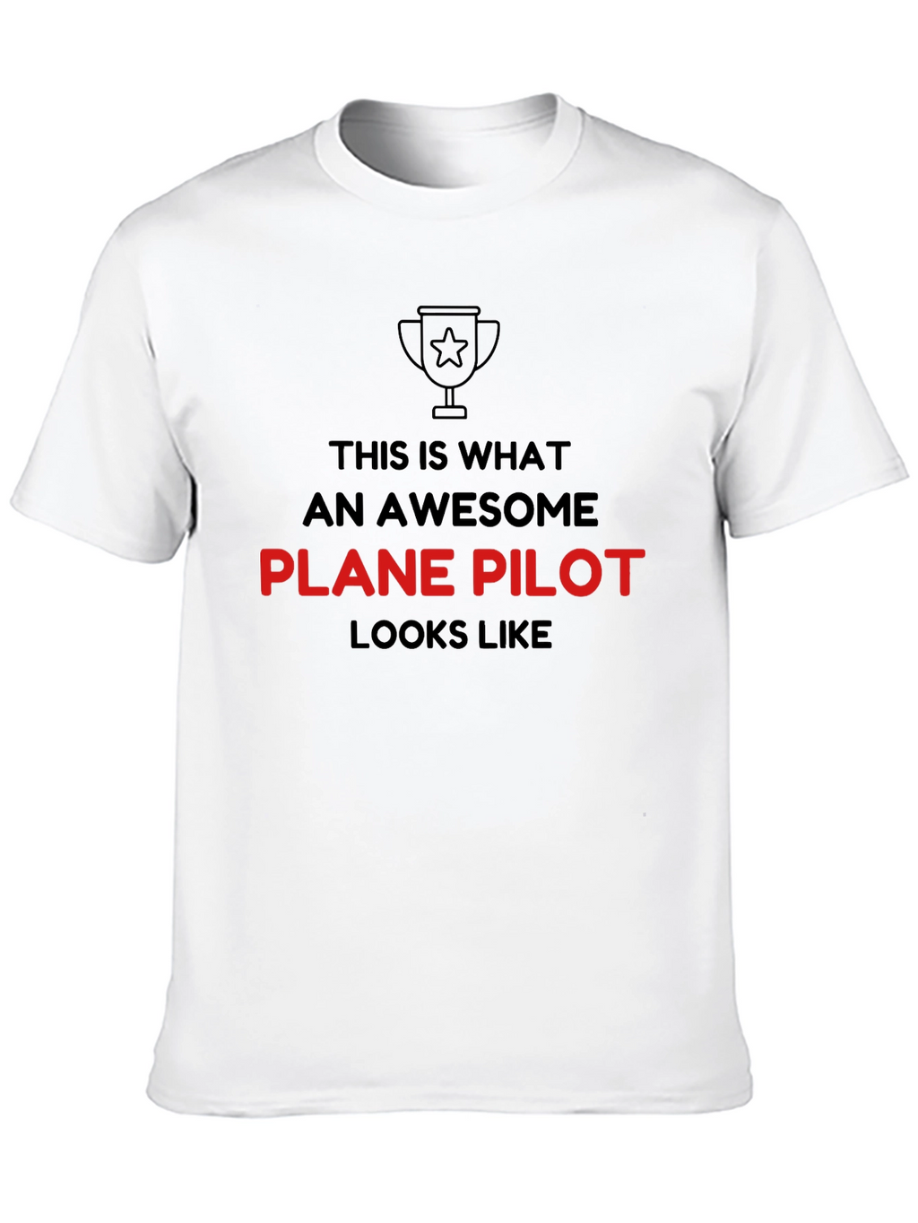 Awesome Plane Pilot Graphic T-Shirt