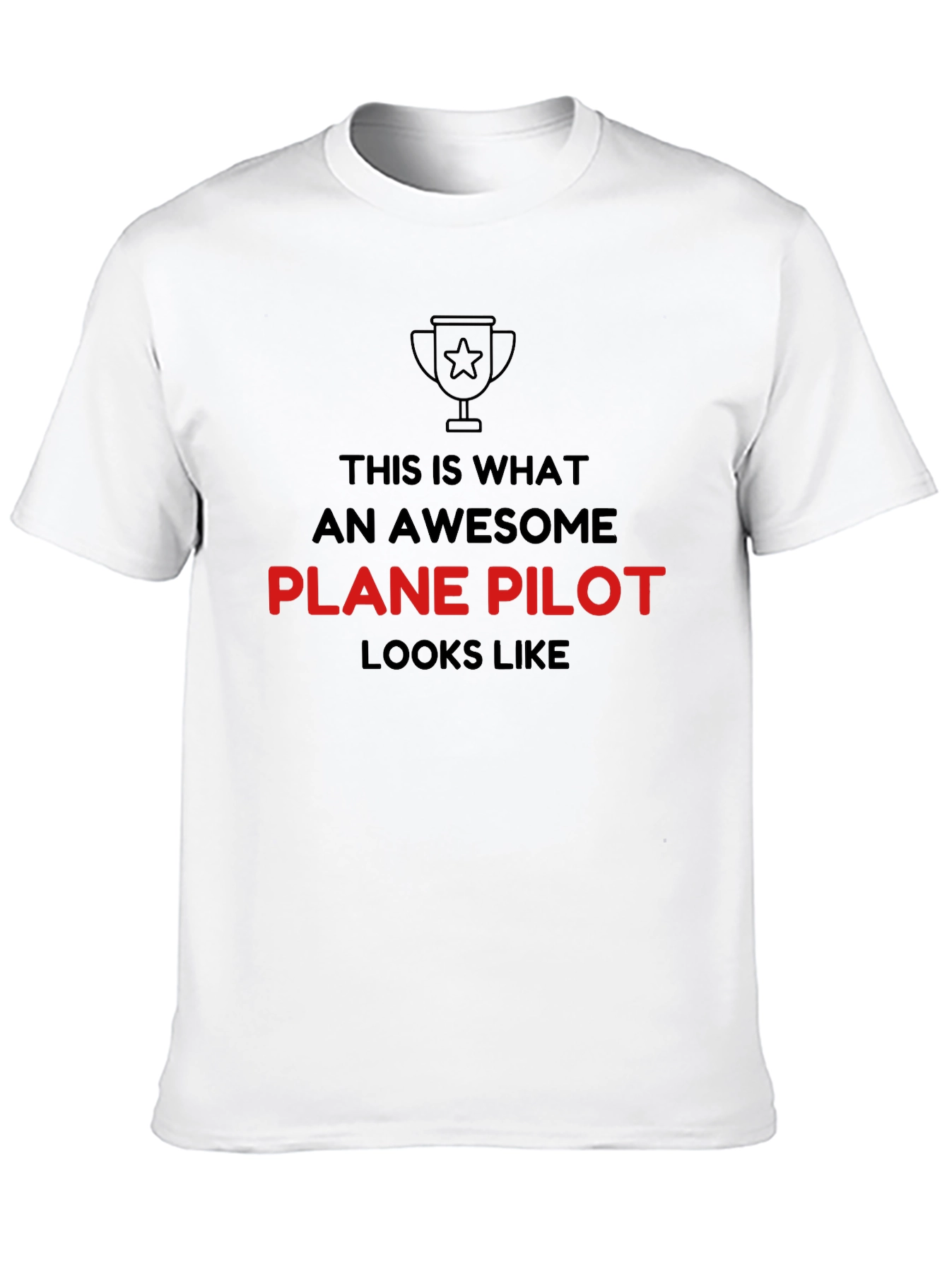 Awesome Plane Pilot Graphic T-Shirt