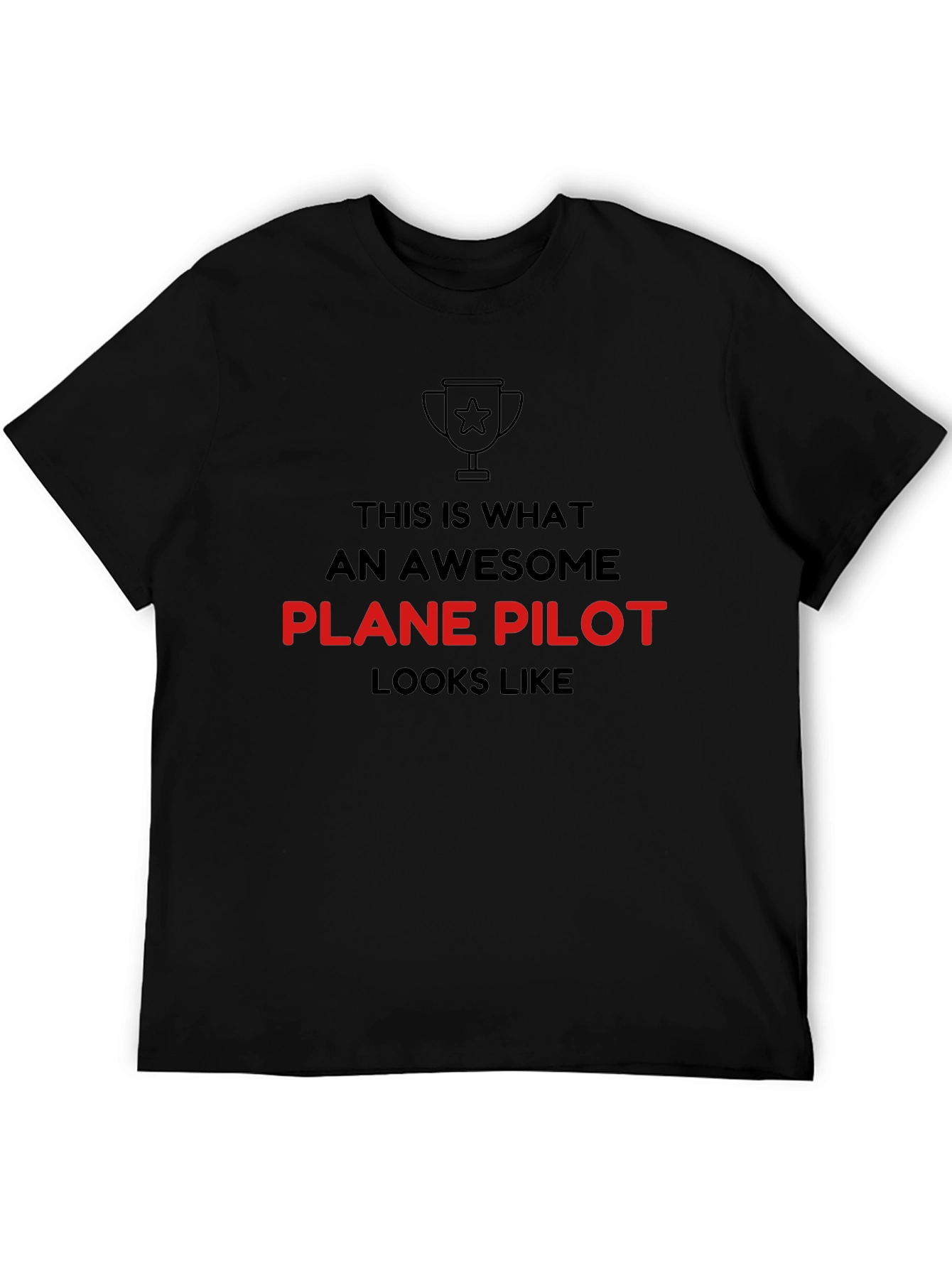 Awesome Plane Pilot Graphic T-Shirt