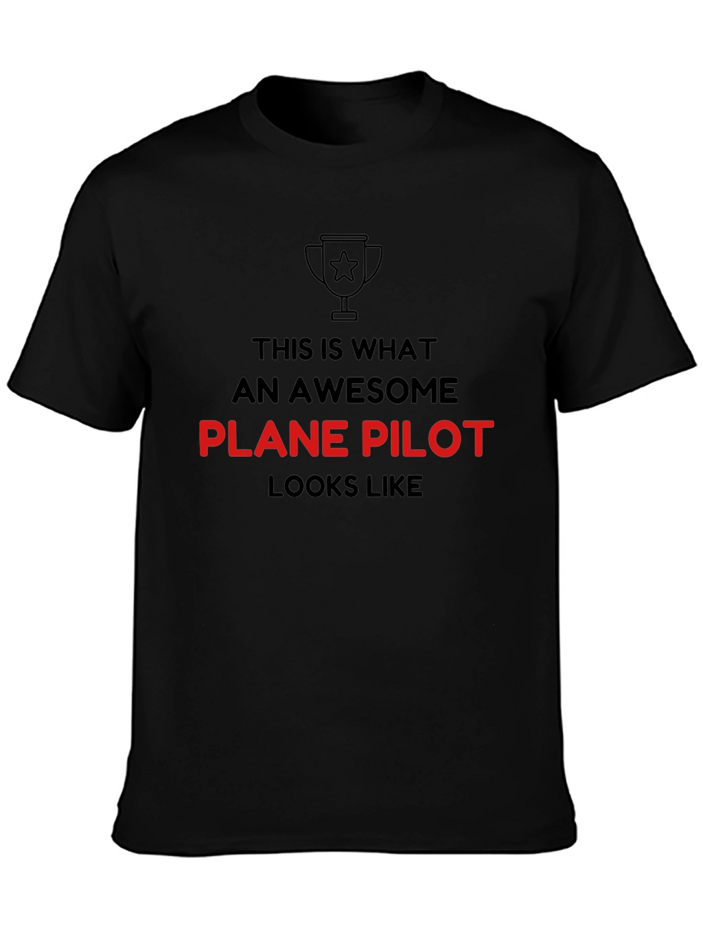 Awesome Plane Pilot Graphic T-Shirt