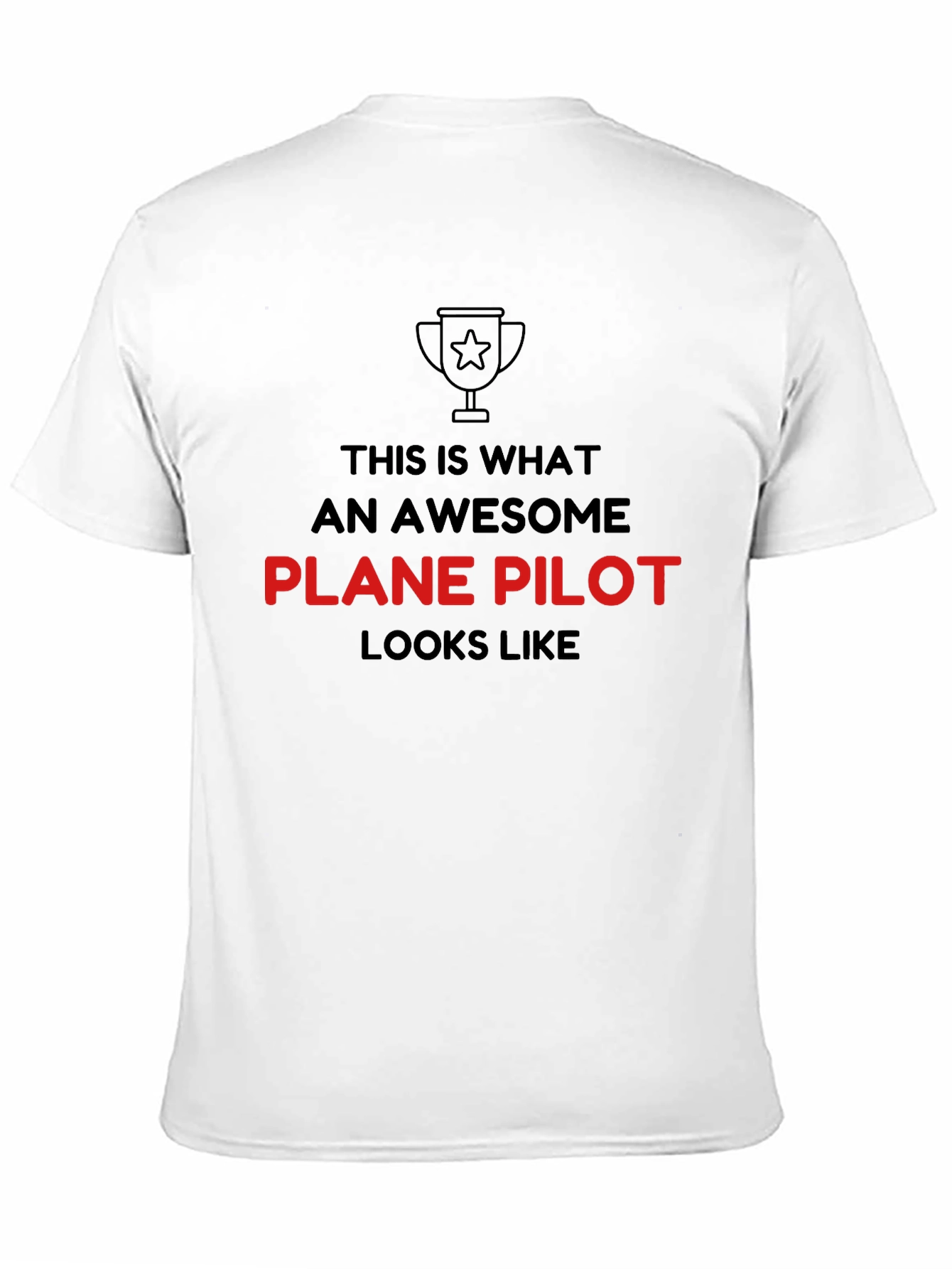 Awesome Plane Pilot Graphic T-Shirt
