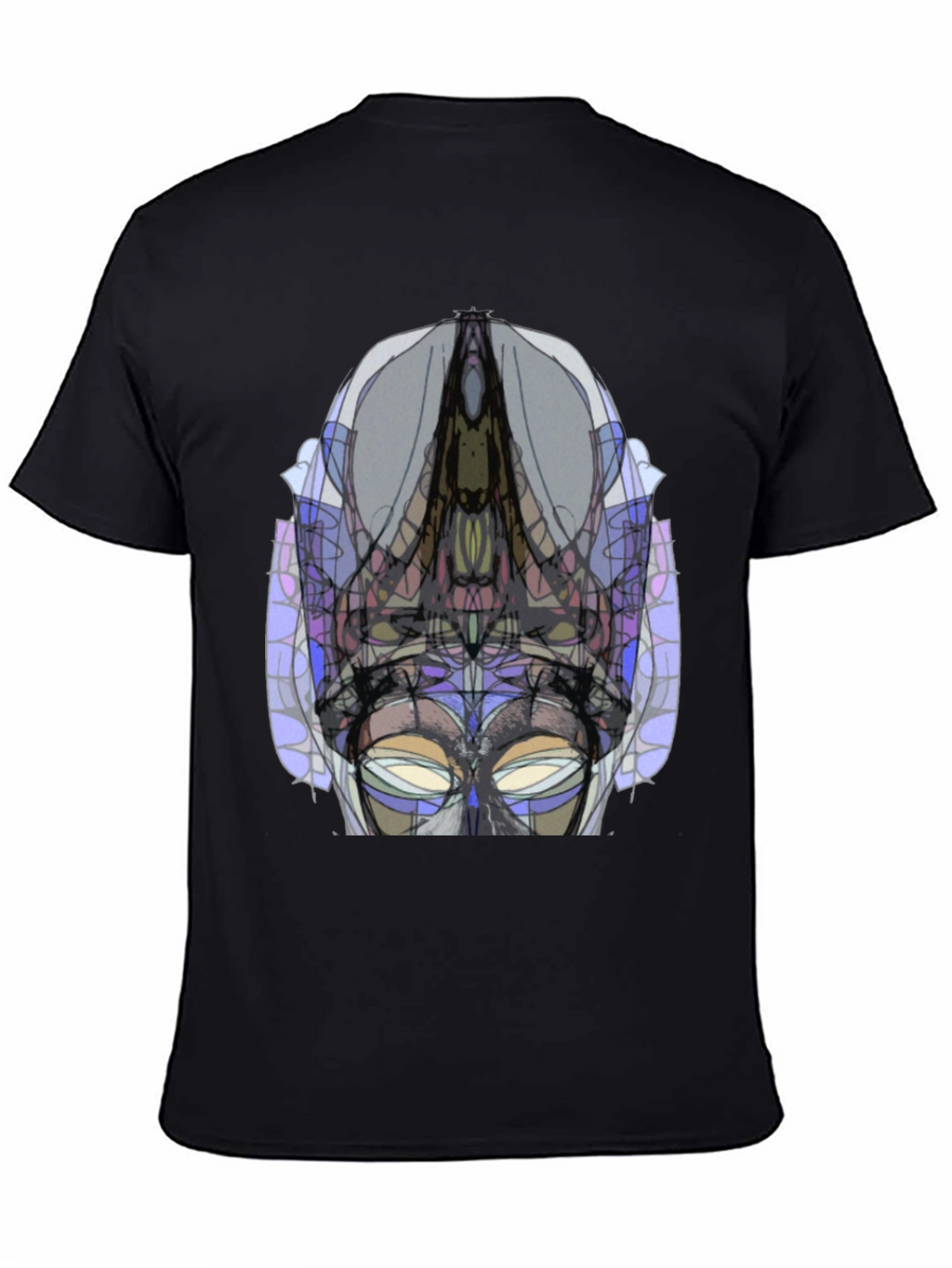 Abstract Geometric Graphic Tee - Modern Art Shirt