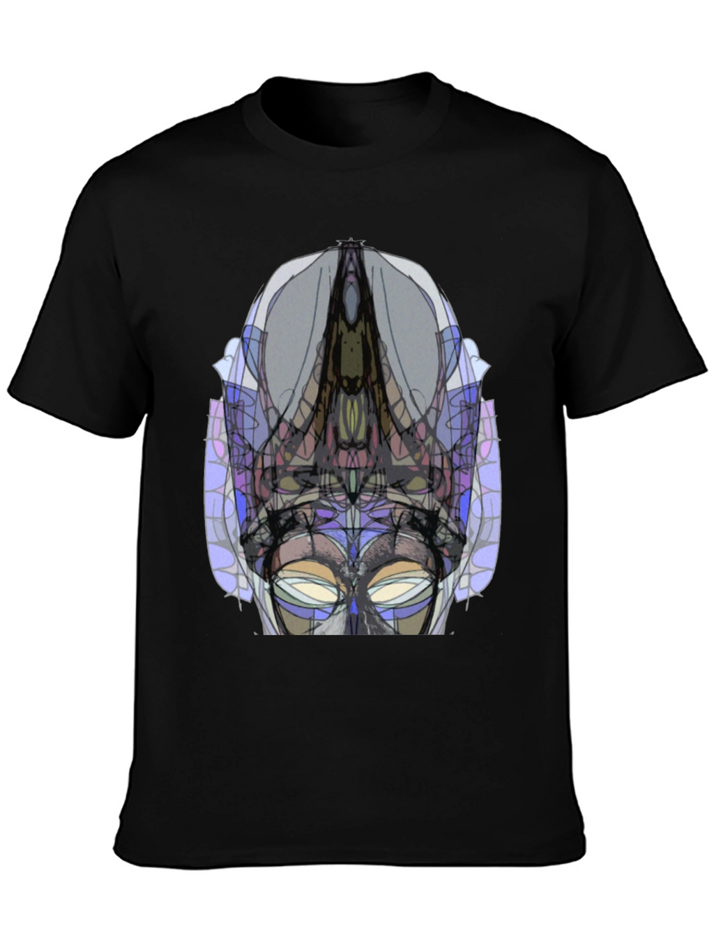 Abstract Geometric Graphic Tee - Modern Art Shirt