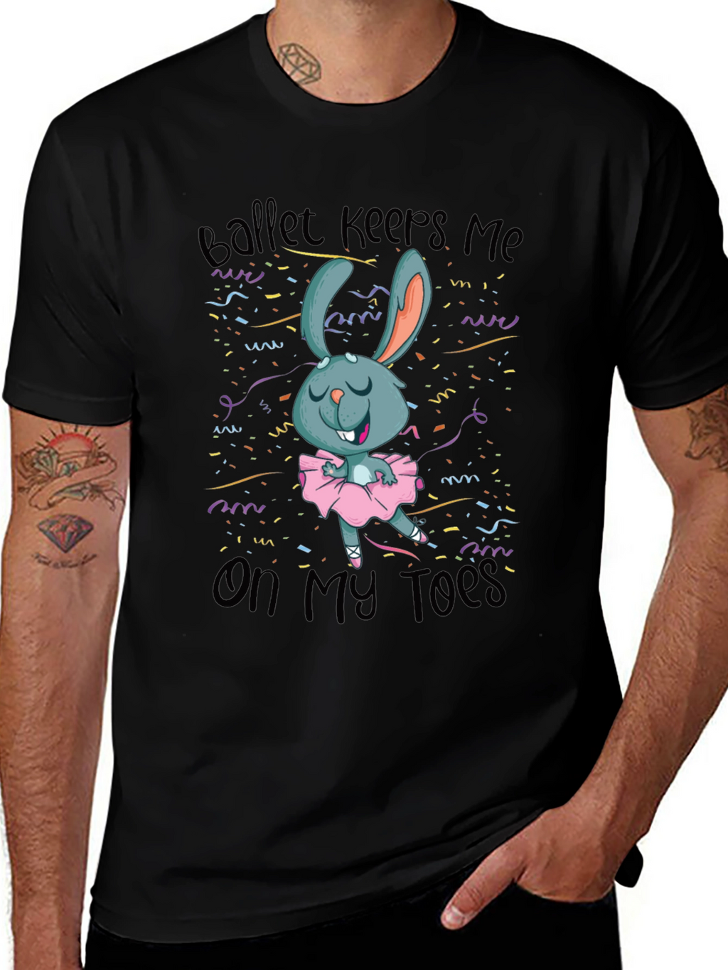 Ballet Bunny T-Shirt - Dance Humor Tee