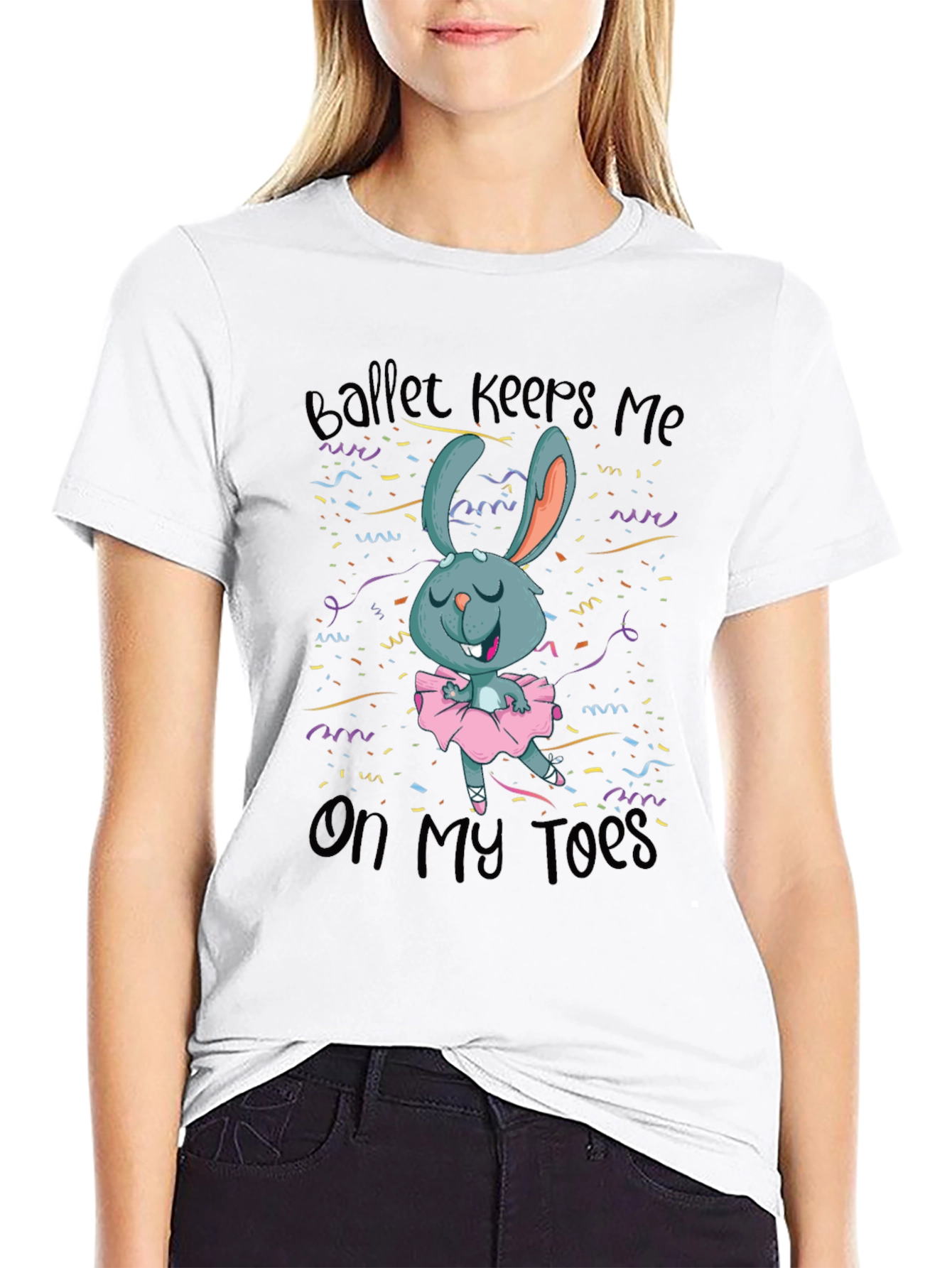 Ballet Bunny T-Shirt - Dance Humor Tee