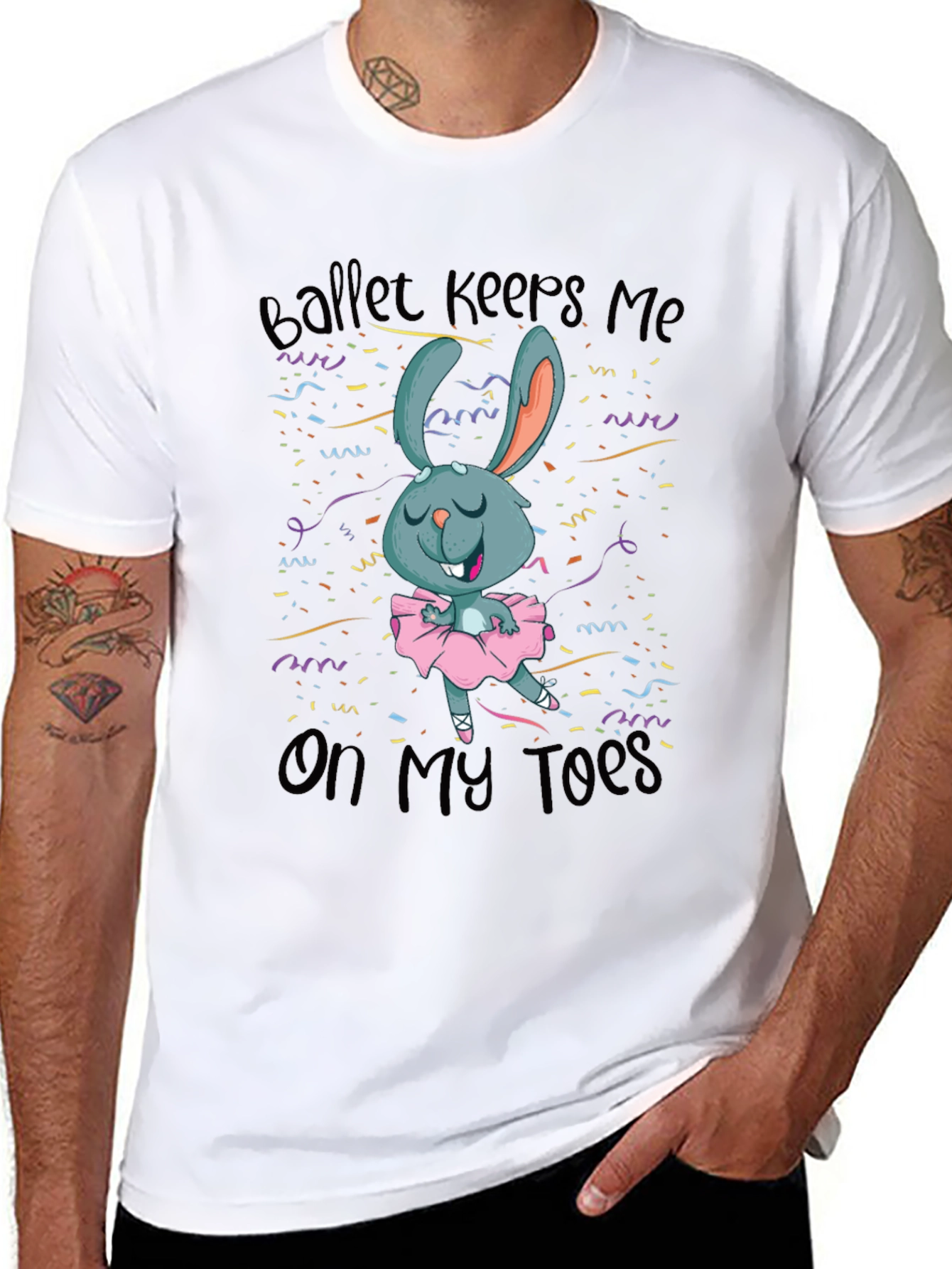 Ballet Bunny T-Shirt - Dance Humor Tee