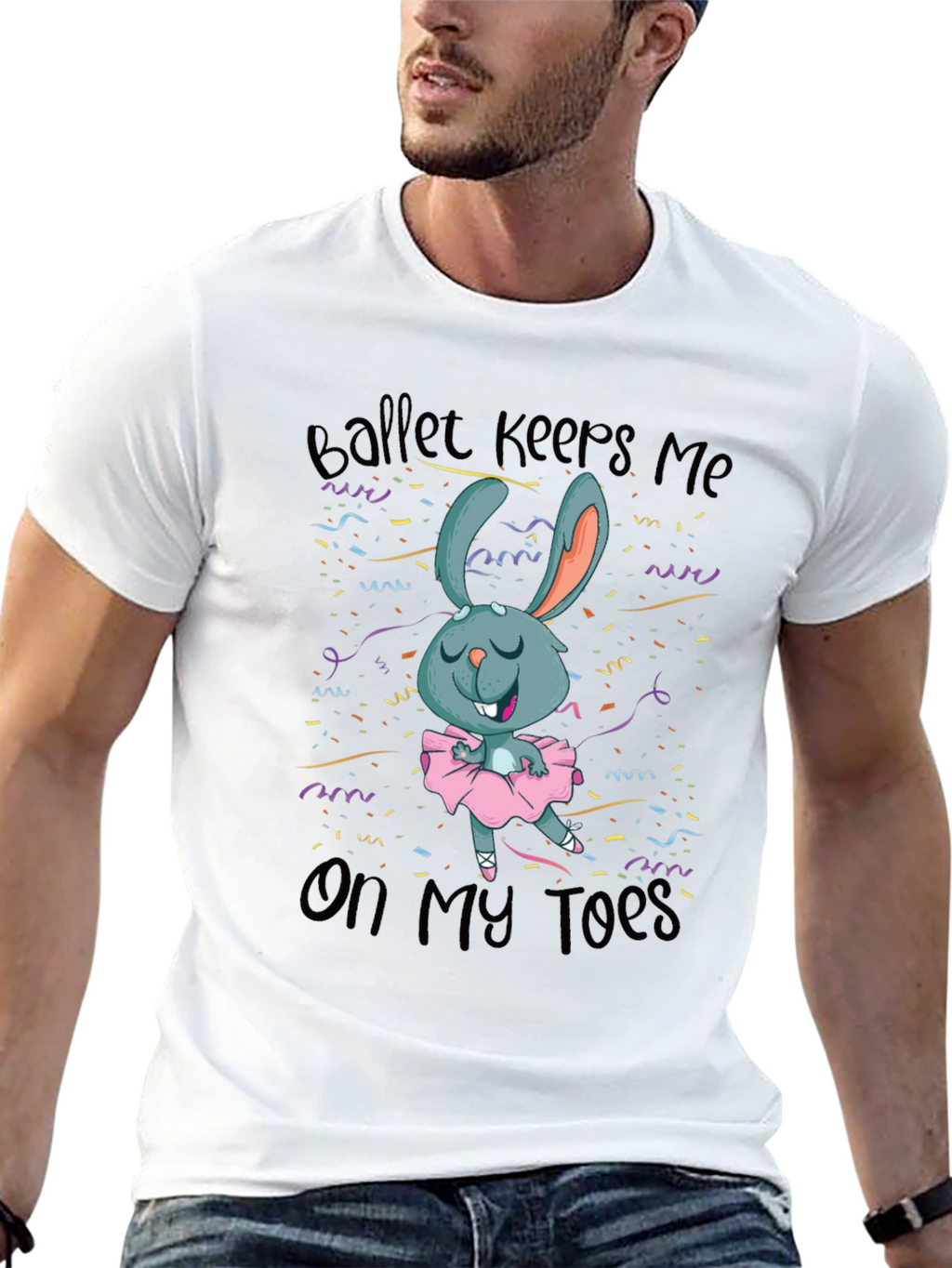 Ballet Bunny T-Shirt - Dance Humor Tee
