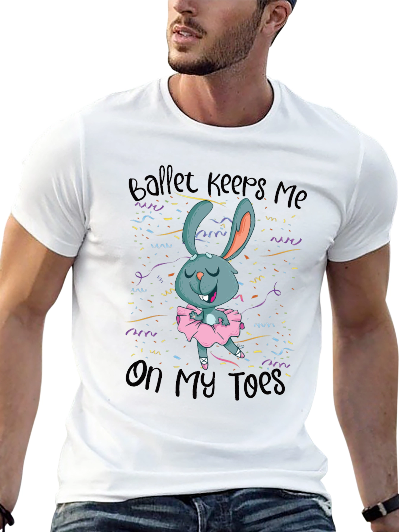 Ballet Bunny T-Shirt - Dance Humor Tee