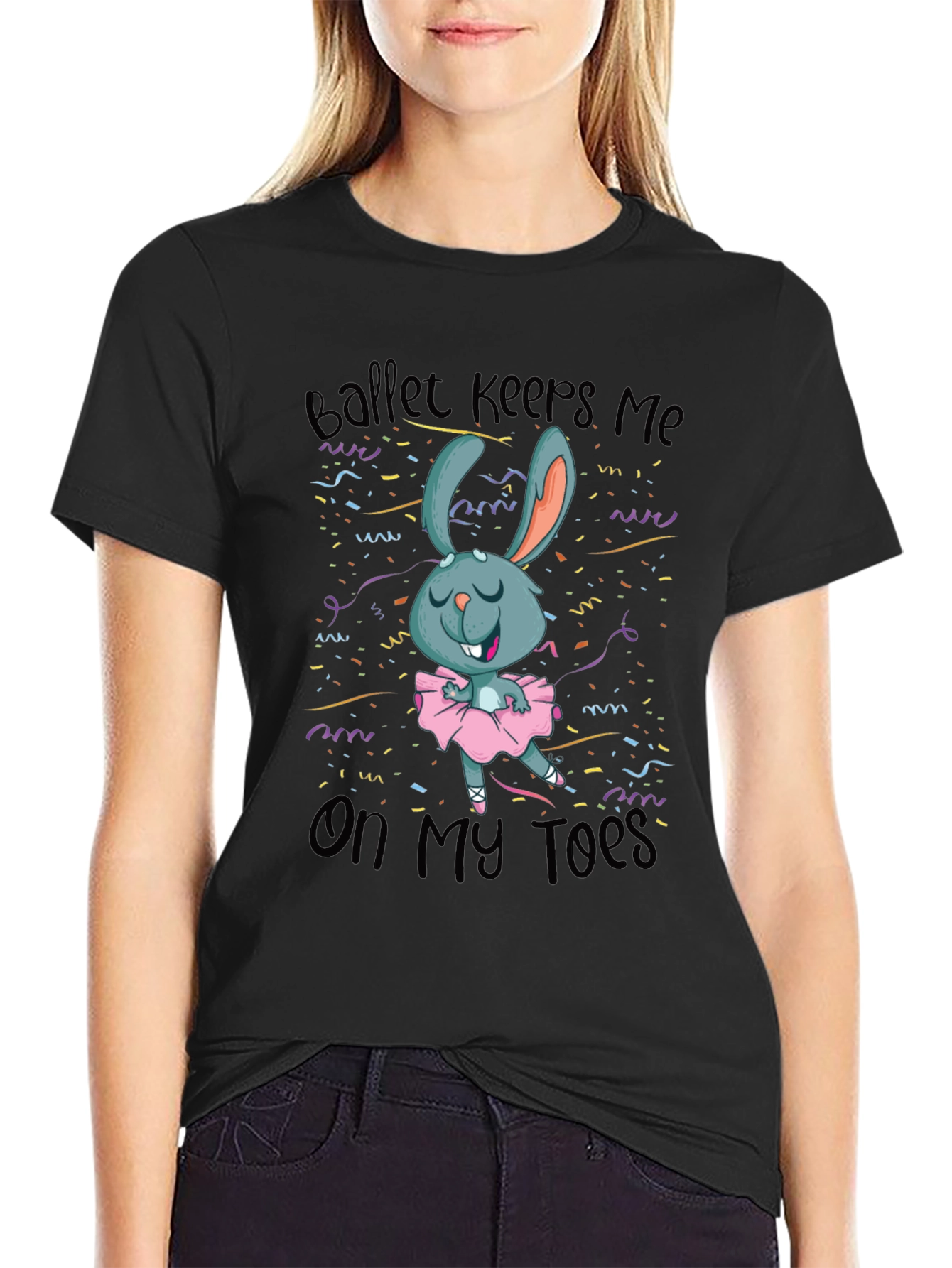 Ballet Bunny T-Shirt - Dance Humor Tee