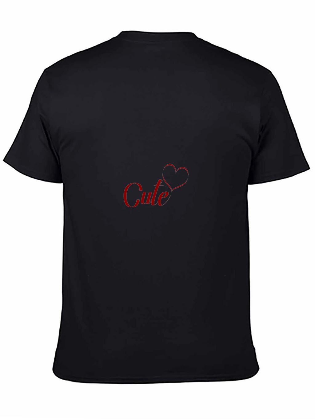 Cule Heart Graphic Black T-Shirt