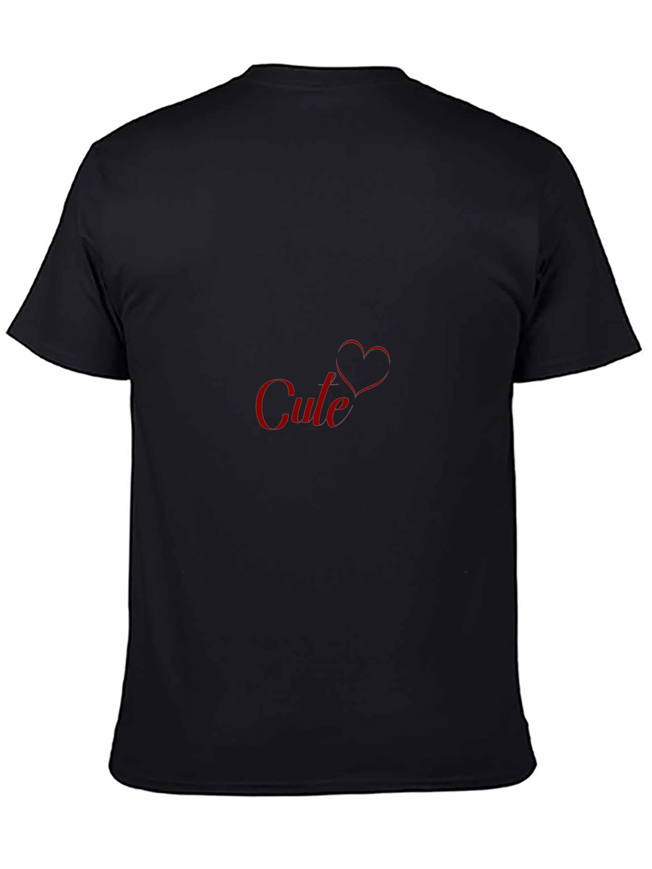 Cule Heart Graphic Black T-Shirt