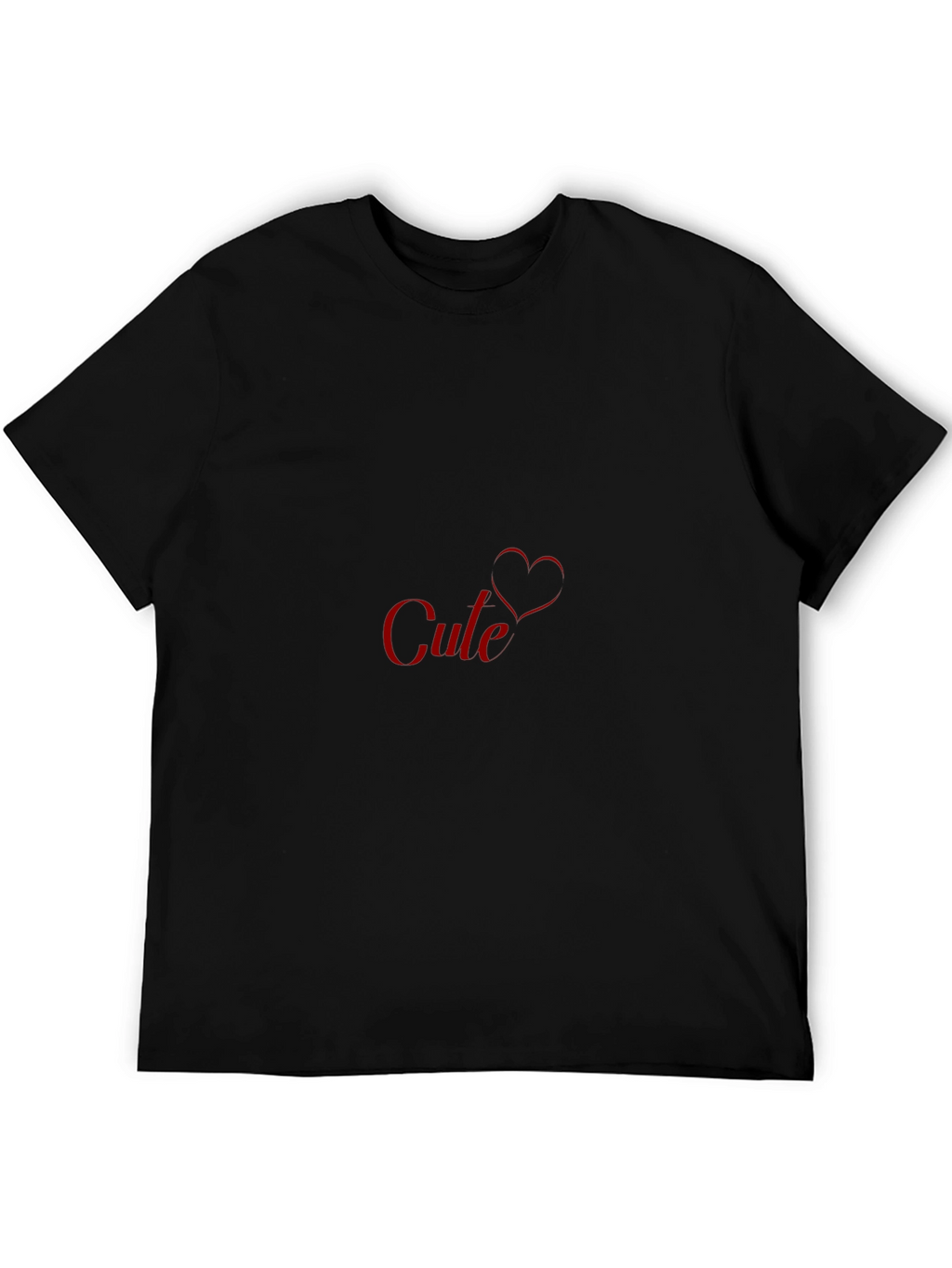 Cule Heart Graphic Black T-Shirt