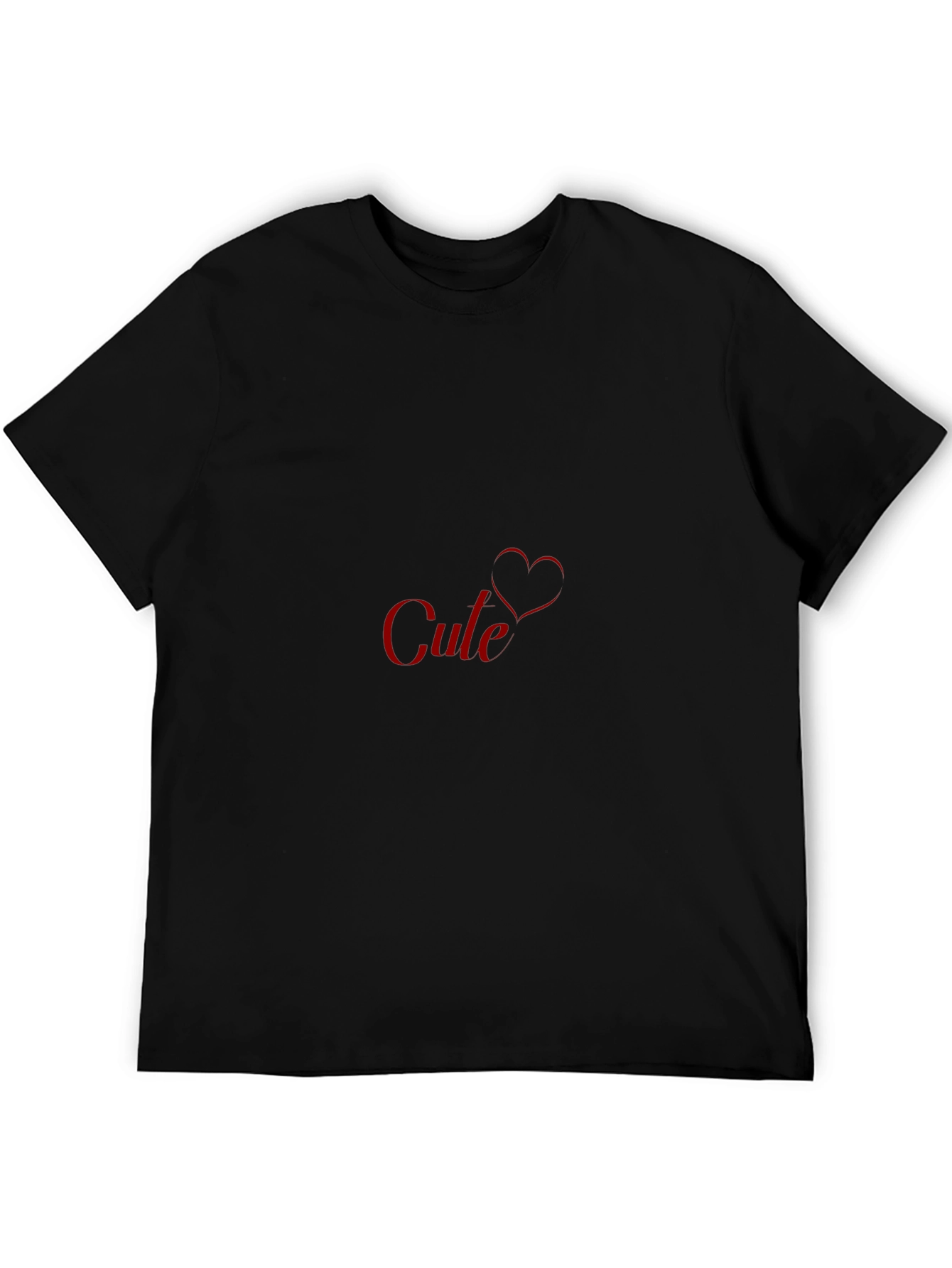 Cule Heart Graphic Black T-Shirt