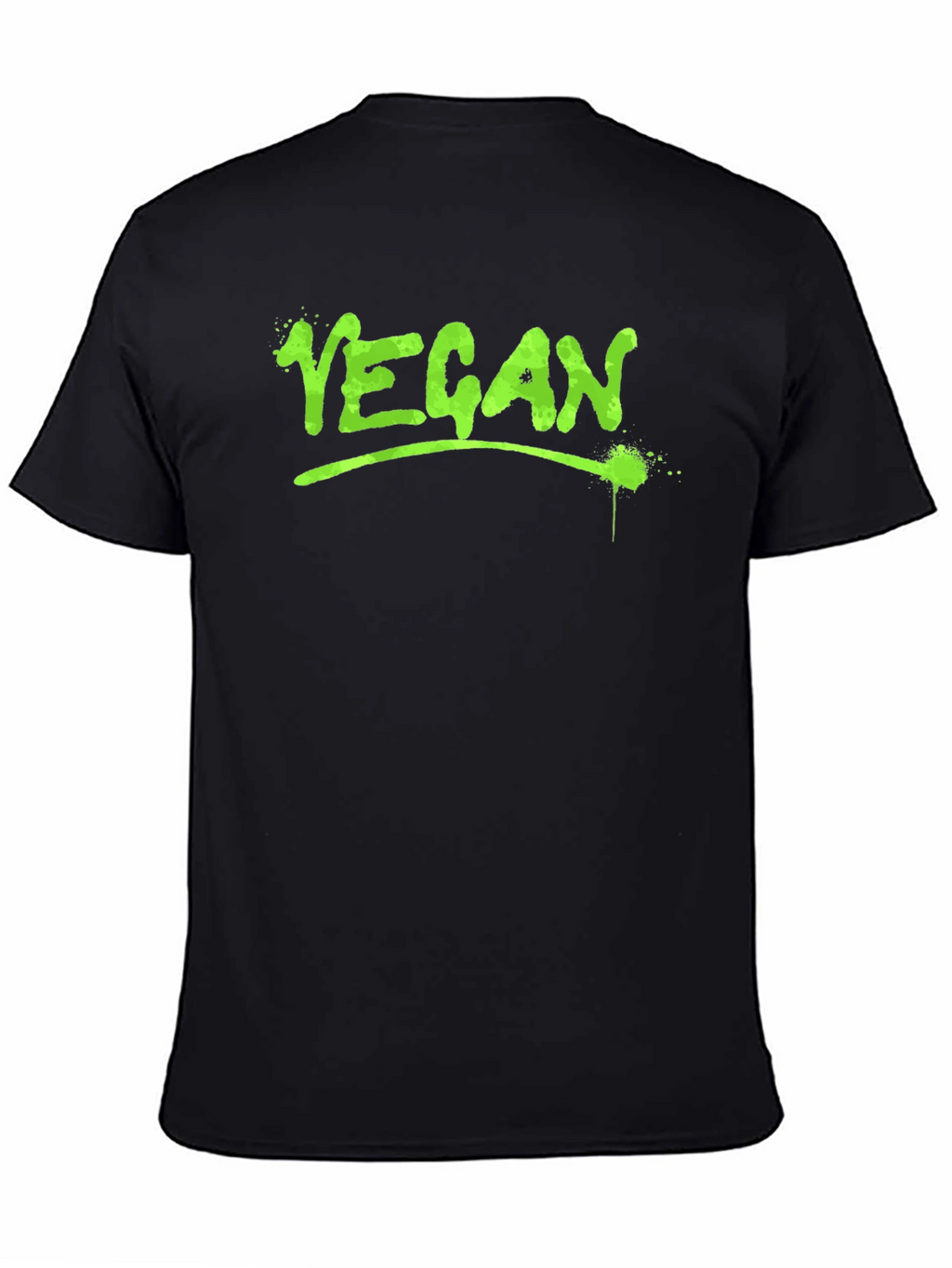 Vegan T-Shirt - Spray Paint Style Design