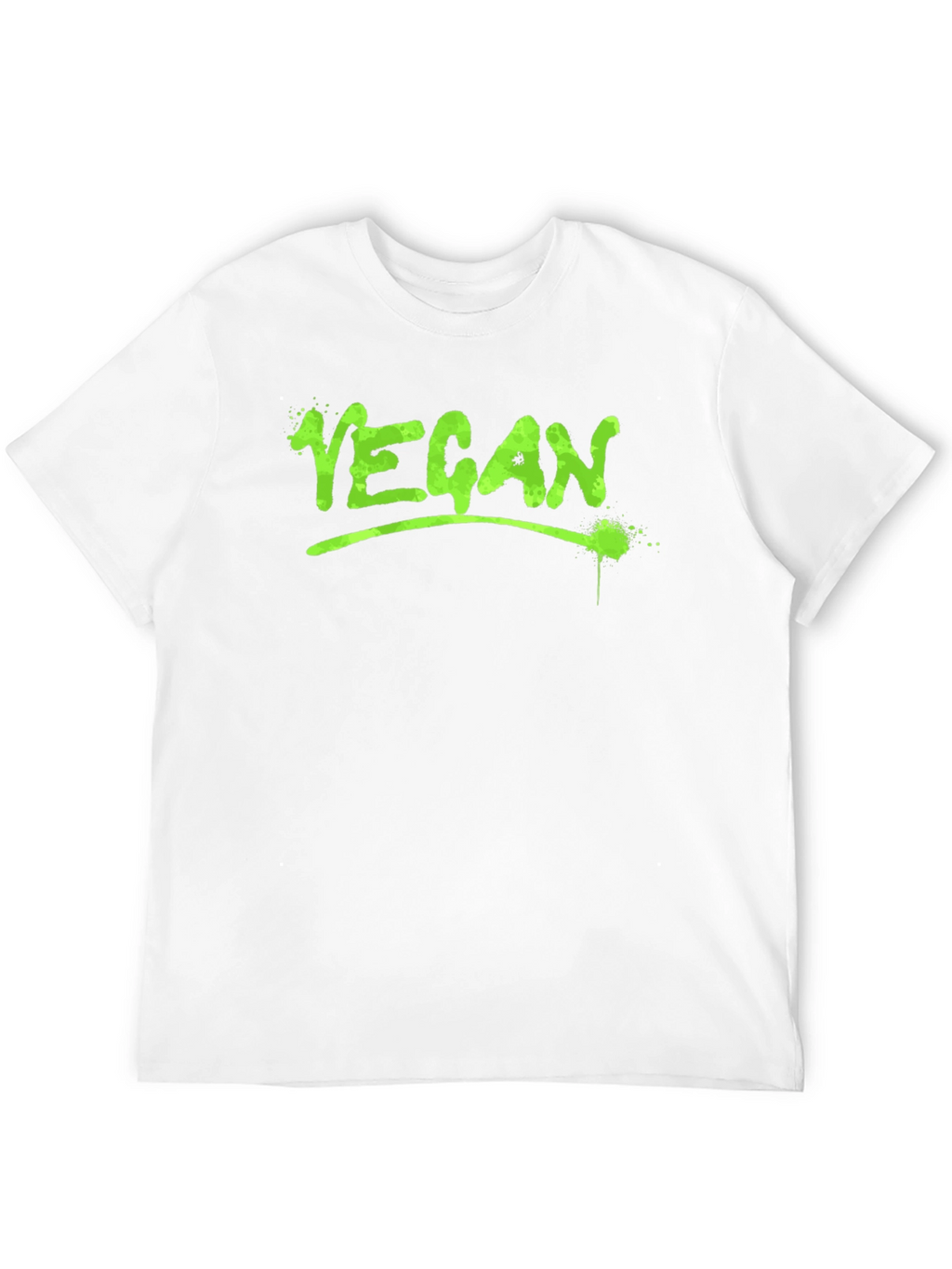 Vegan T-Shirt - Spray Paint Style Design