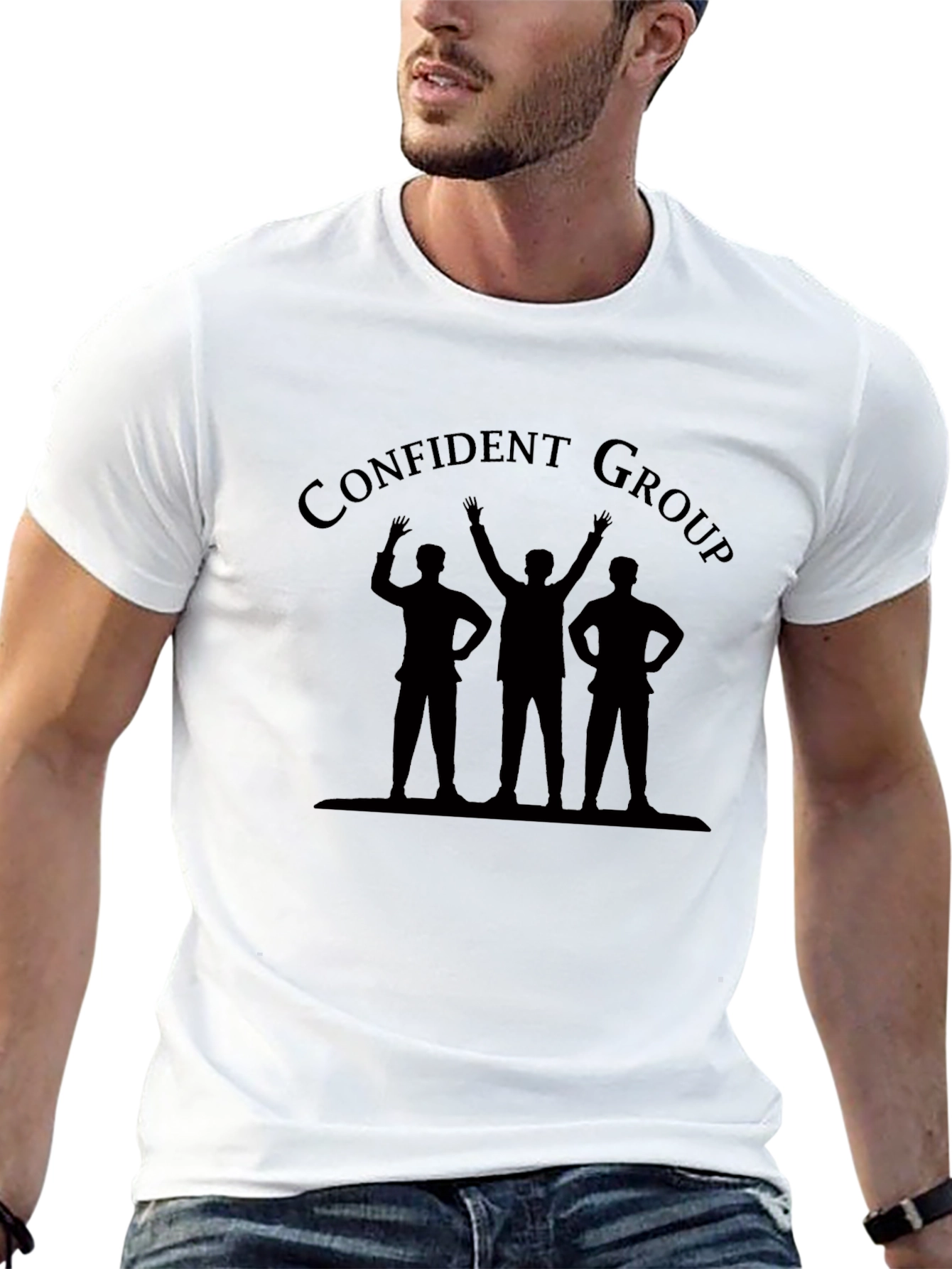 Confident Group T-Shirt - Black