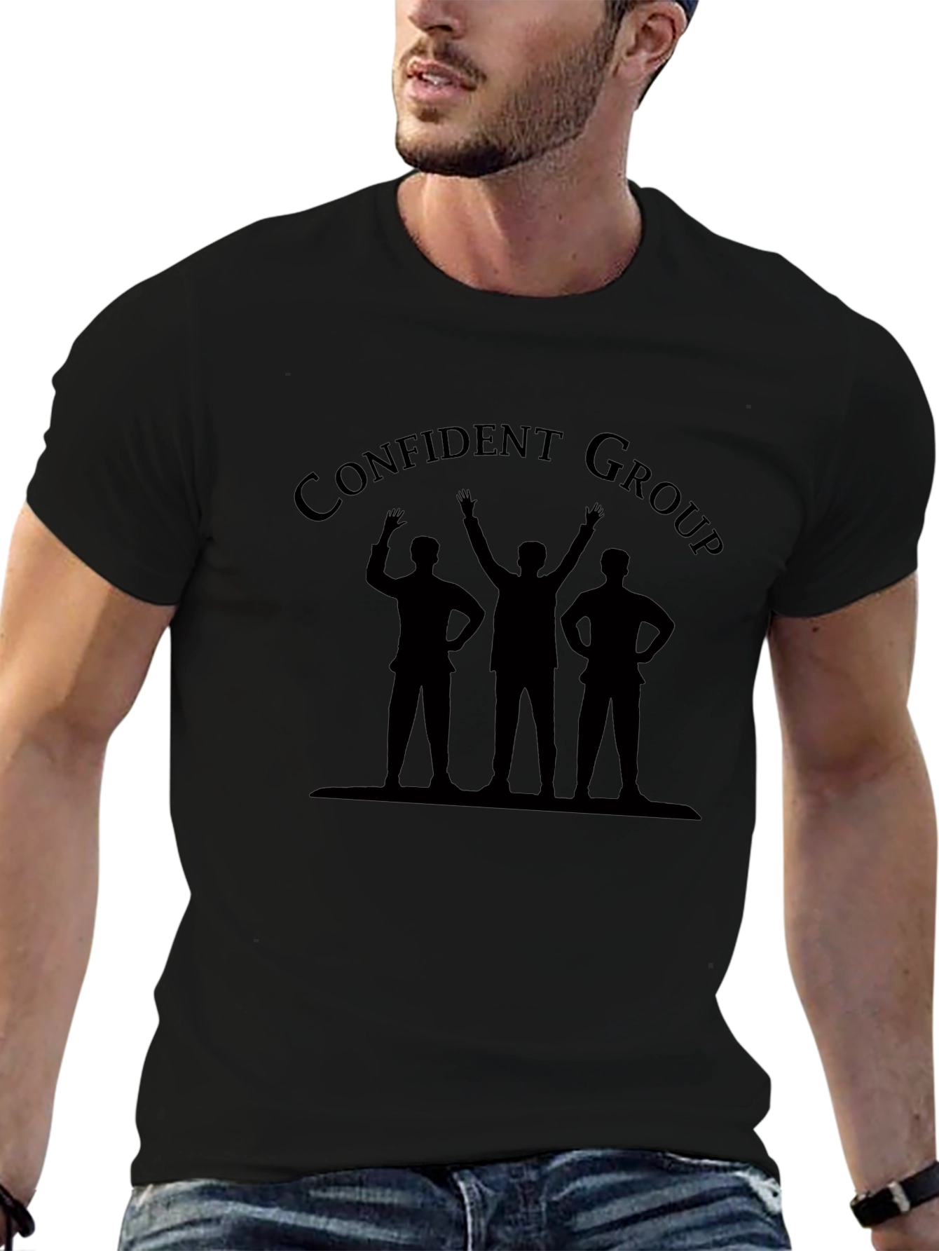 Confident Group T-Shirt - Black