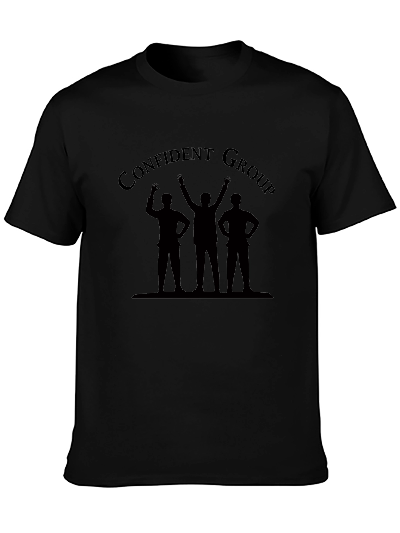 Confident Group T-Shirt - Black